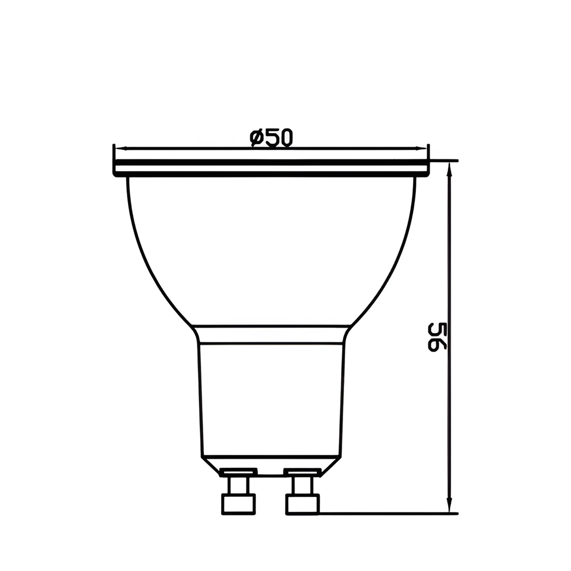 LED SIJALICA GU10 7W 3000K 110°