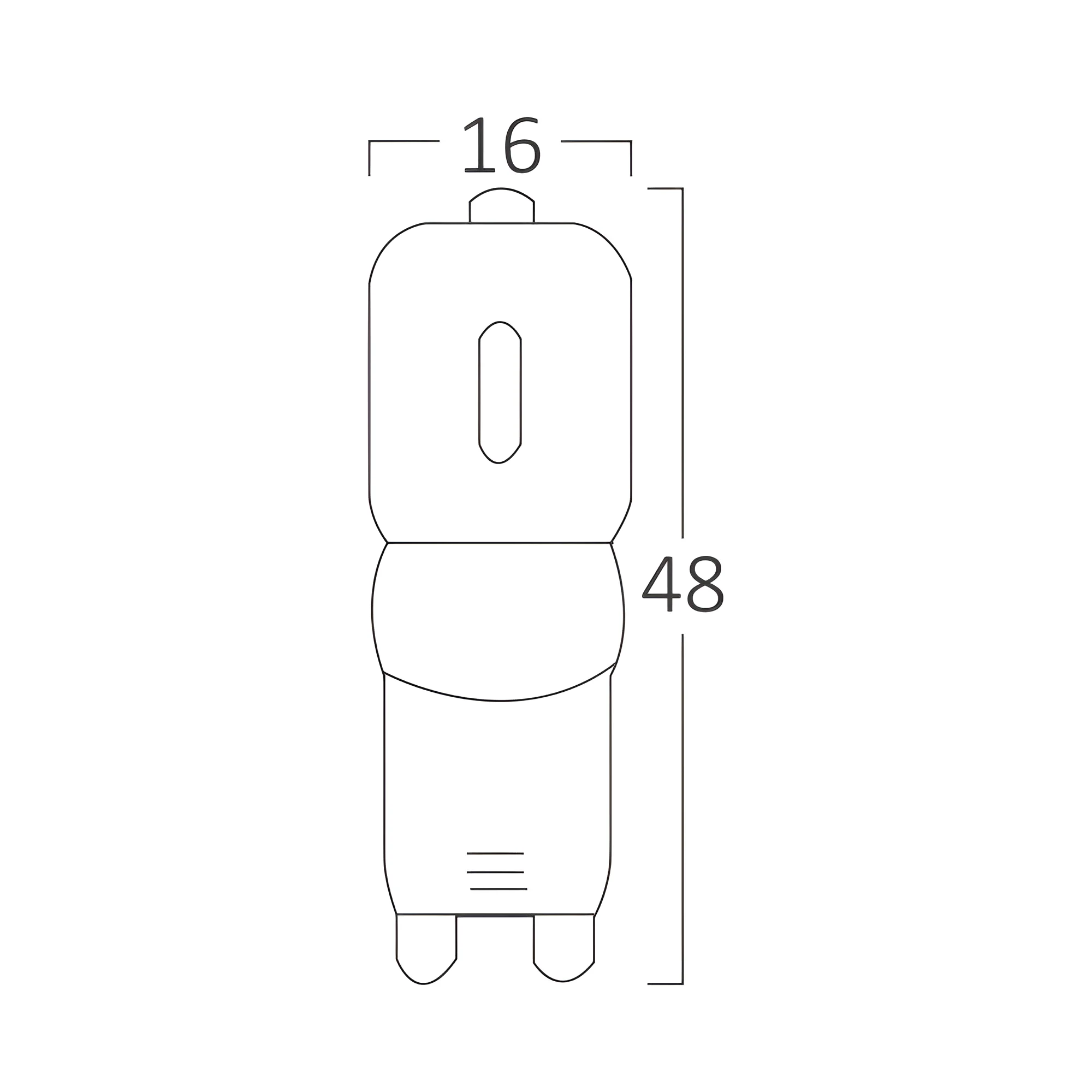 DIMABILNA LED KAPSULA G9 3W 4000K 220V