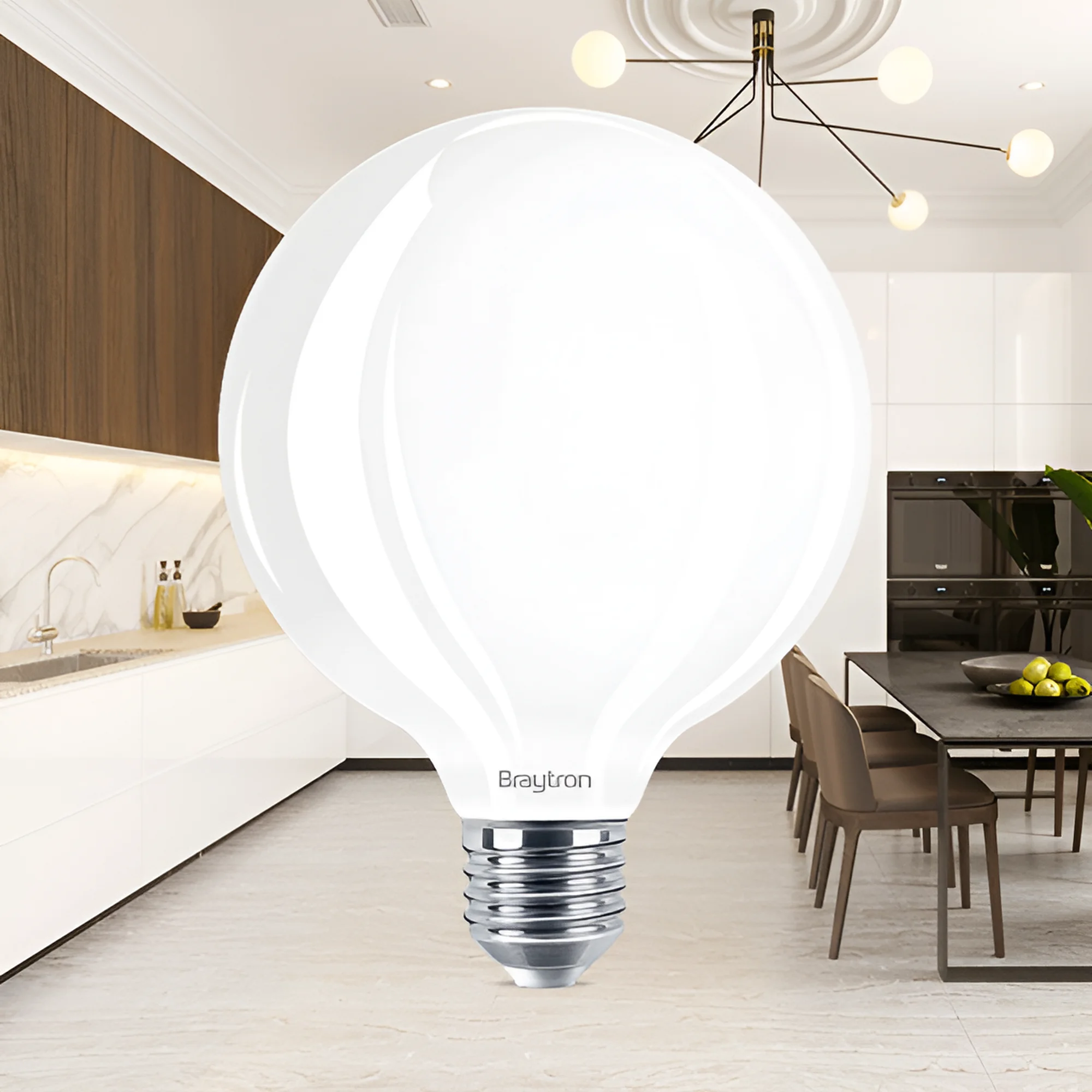 LED FILAMENT KUGLA G95 7W E27 AMBER 3000K