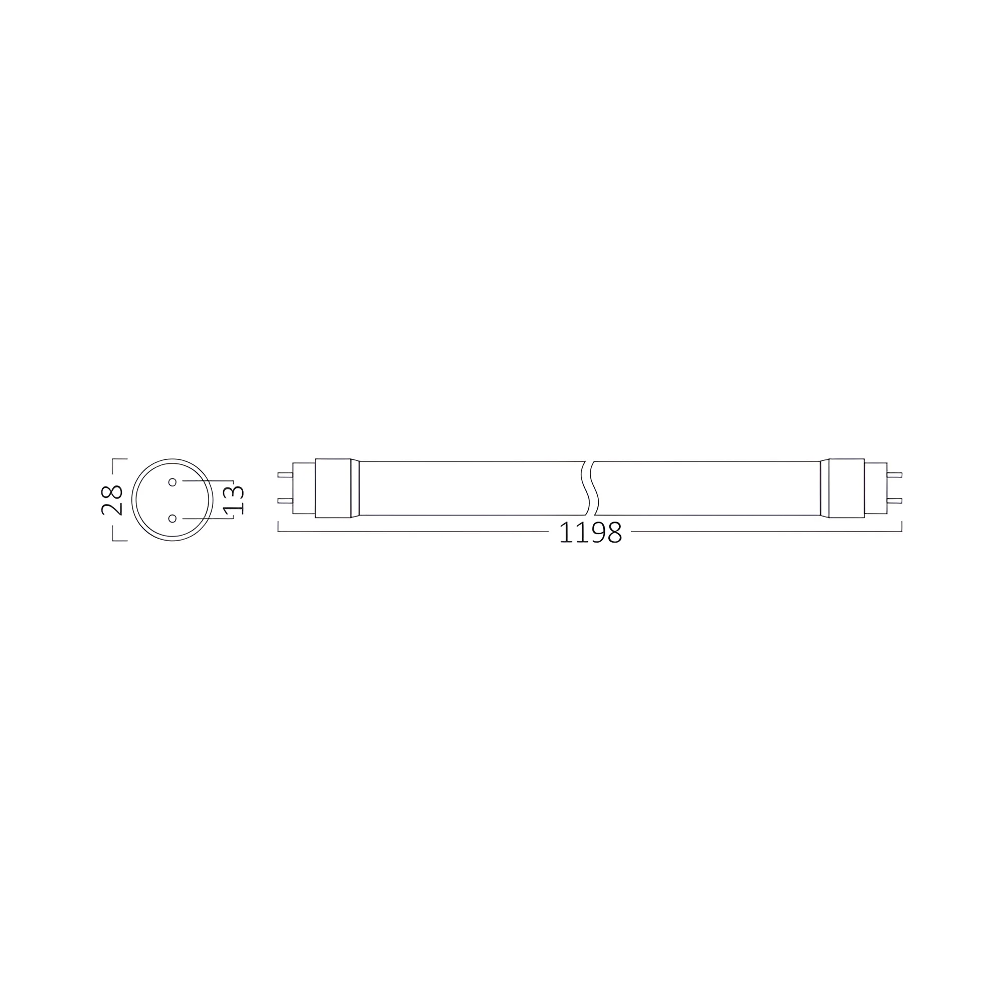 LED CEV T8 18W 120CM JEDNOSTRANA 4000K