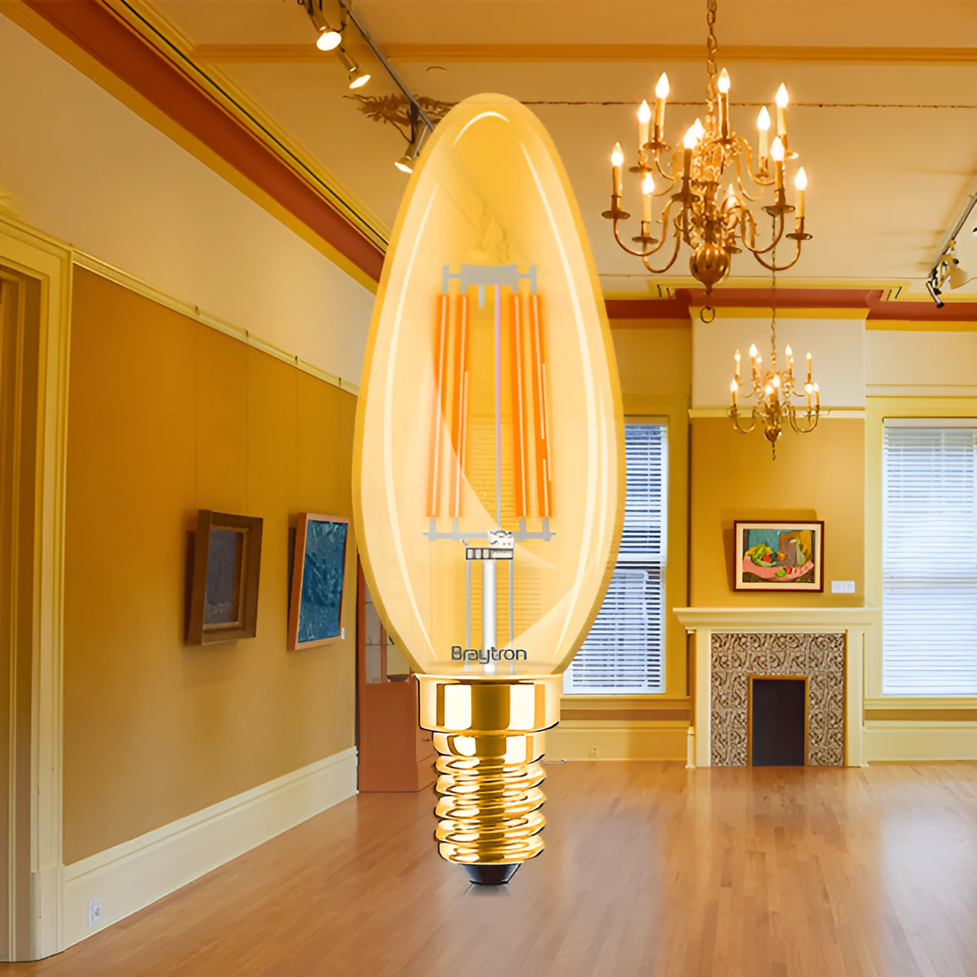 LED FILAMENT SVECA 4W E14 AMBER 2200K