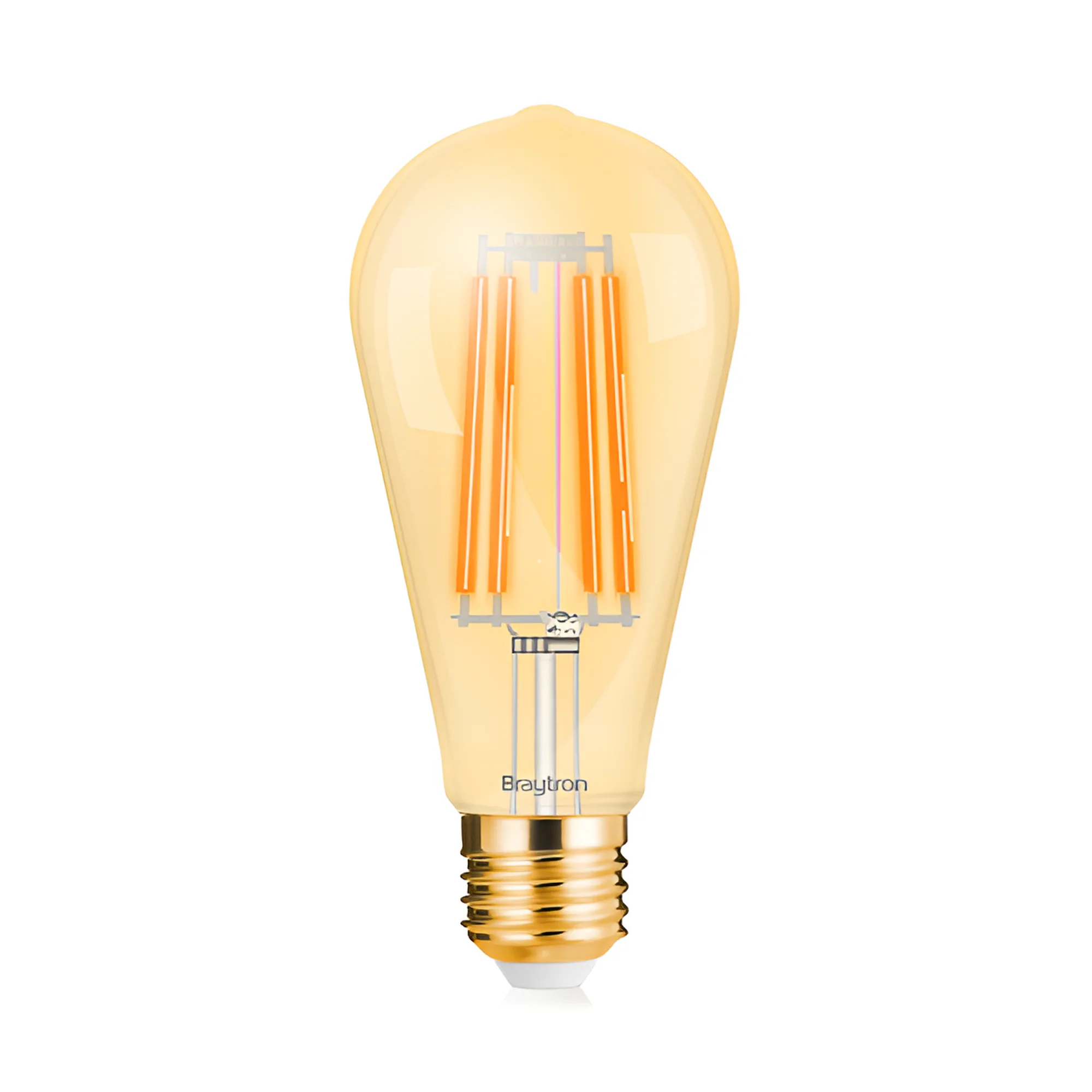 LED FILAMENT SIJALICA ST64 6W E27 AMBER 2200K