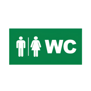 OZNAKA WC PVC