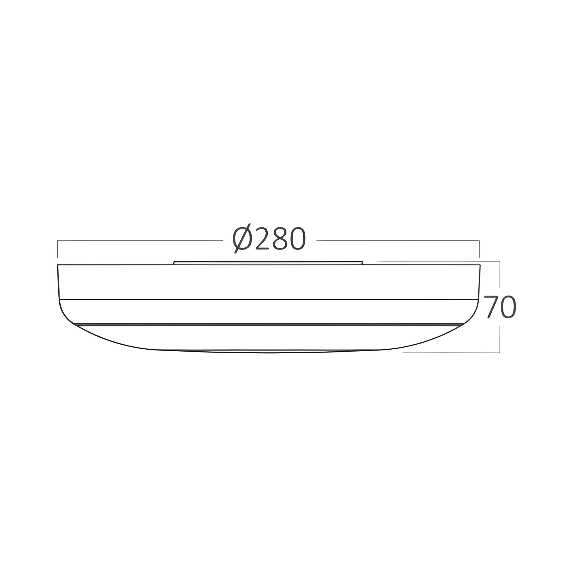 LED PLAFONJERA OKRUGLA 20W CCT SENZOR IP65