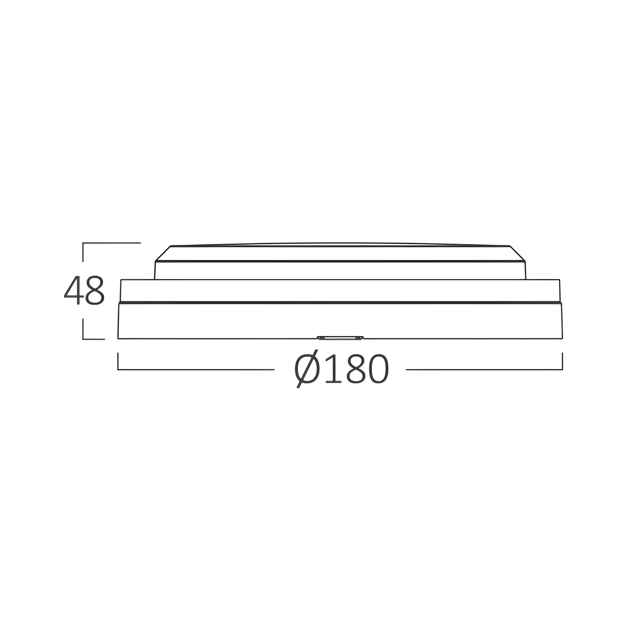 LED BRODSKA SVETILJKA OKRUGLA 12W CRNA CCT IP65