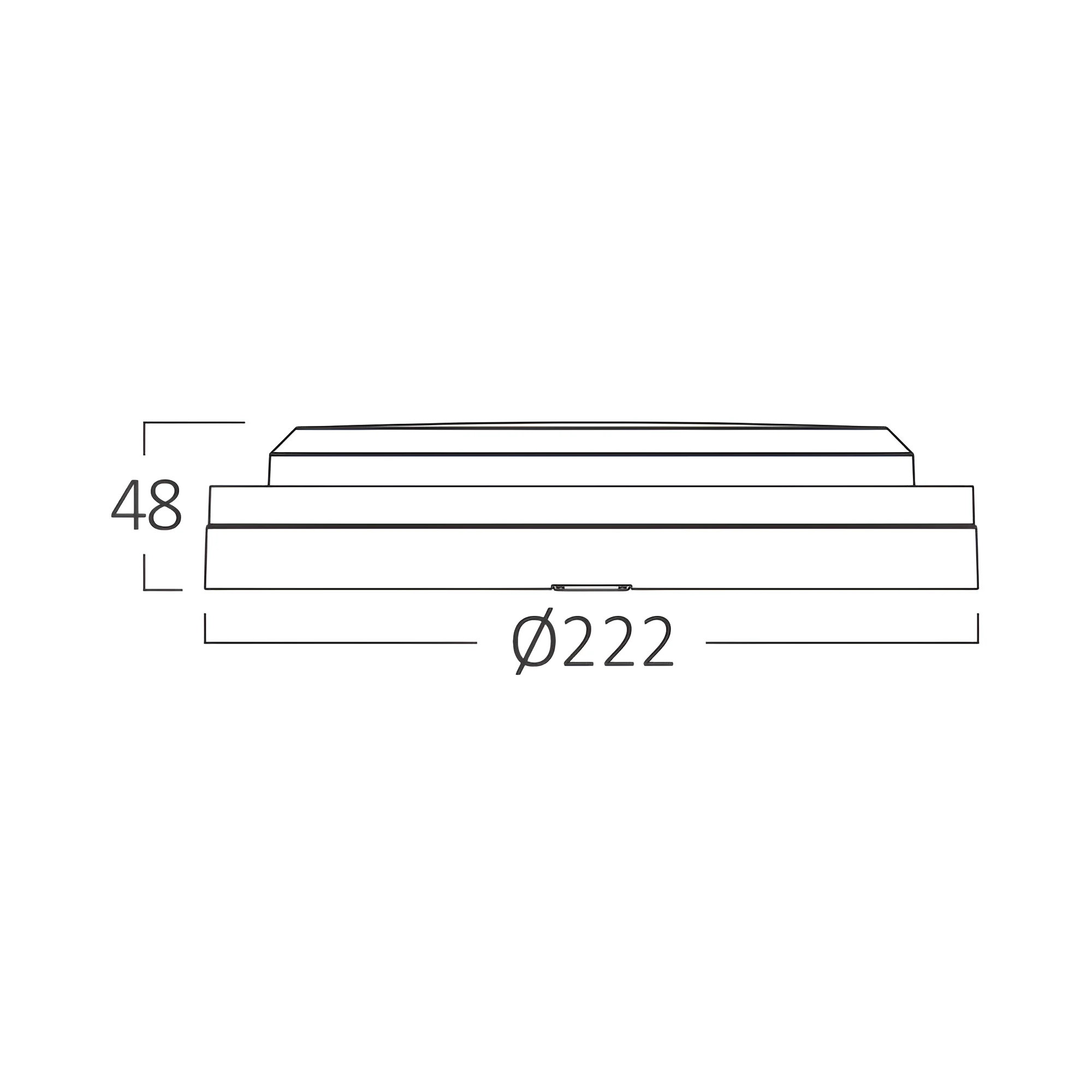 LED BRODSKA SVETILJKA OKRUGLA 18W CRNA CCT IP65