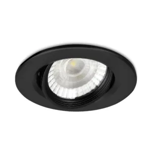 LED SPOT SVETILJKA OKRUGLA 3W CRNA 3000K