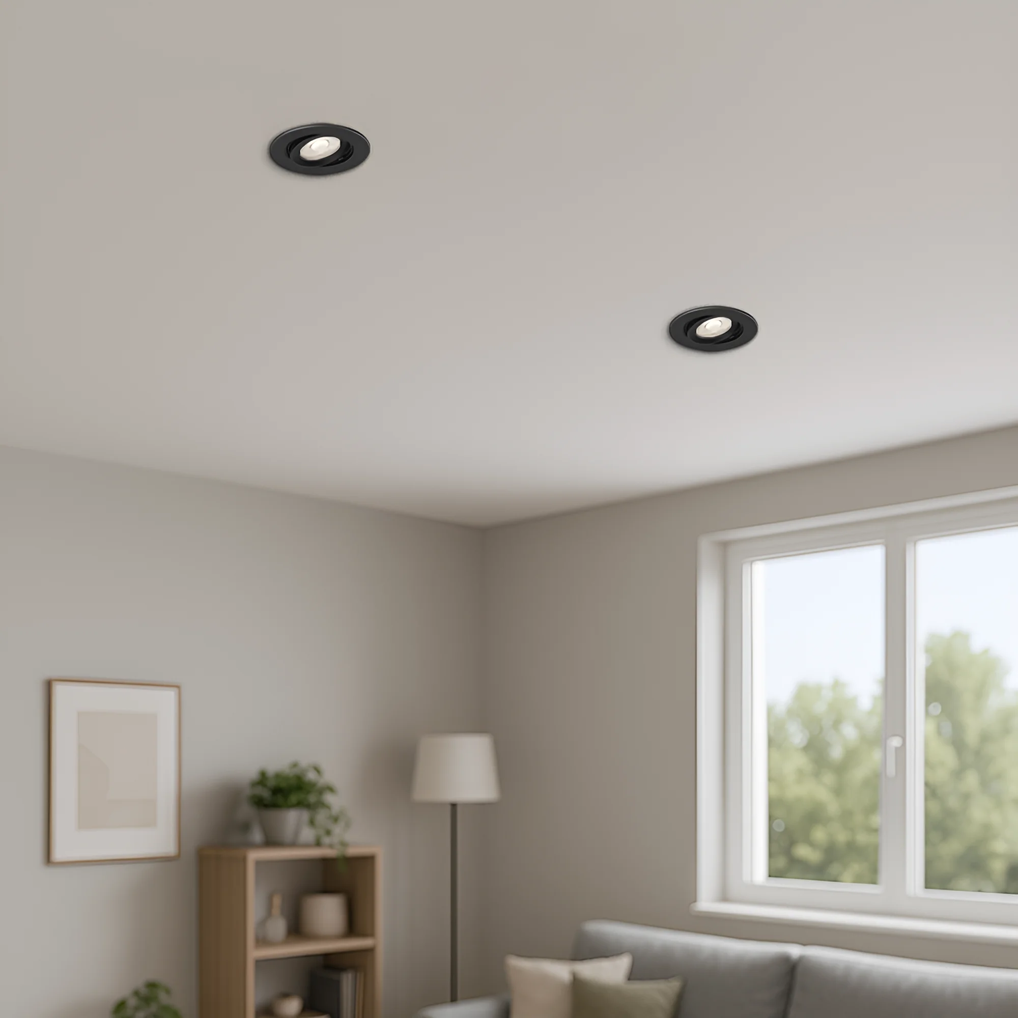 LED SPOT SVETILJKA OKRUGLA 7W CRNA CCT