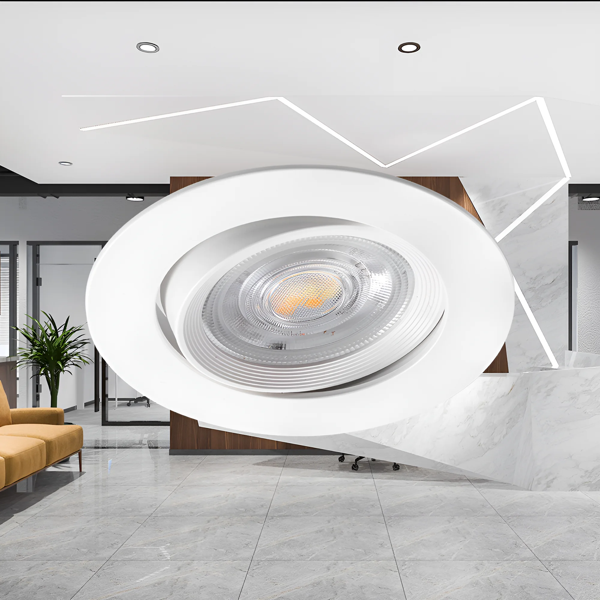 DIMABILNA LED SPOT SVETILJKA OKRUGLA 7W BELA CCT