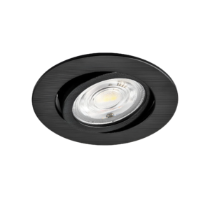 DIMABILNA LED SPOT SVETILJKA OKRUGLA 7W CRNA 3CCT
