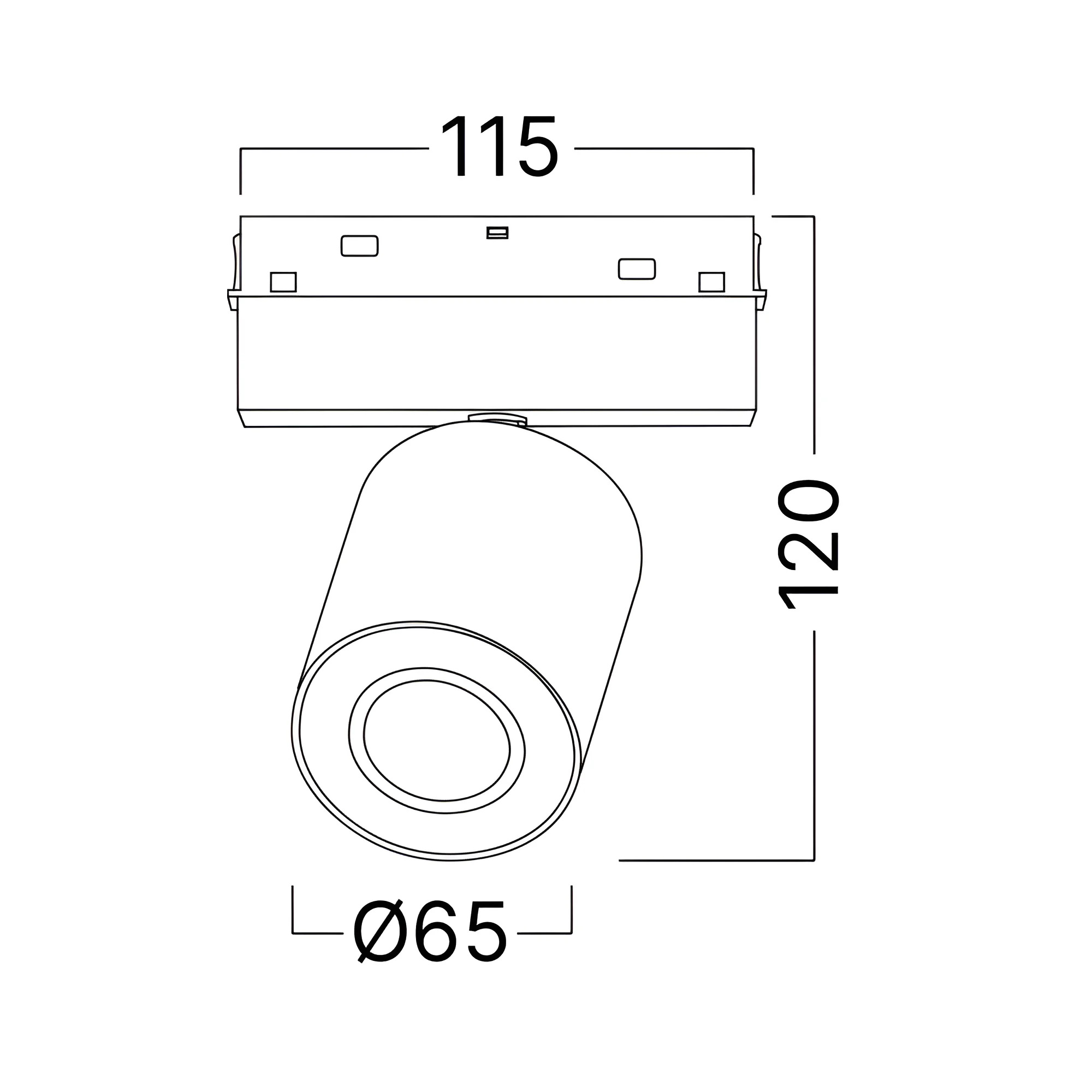 ZVUCNIK ZA MAGNETNU SINU 10W CRNI 48VDC