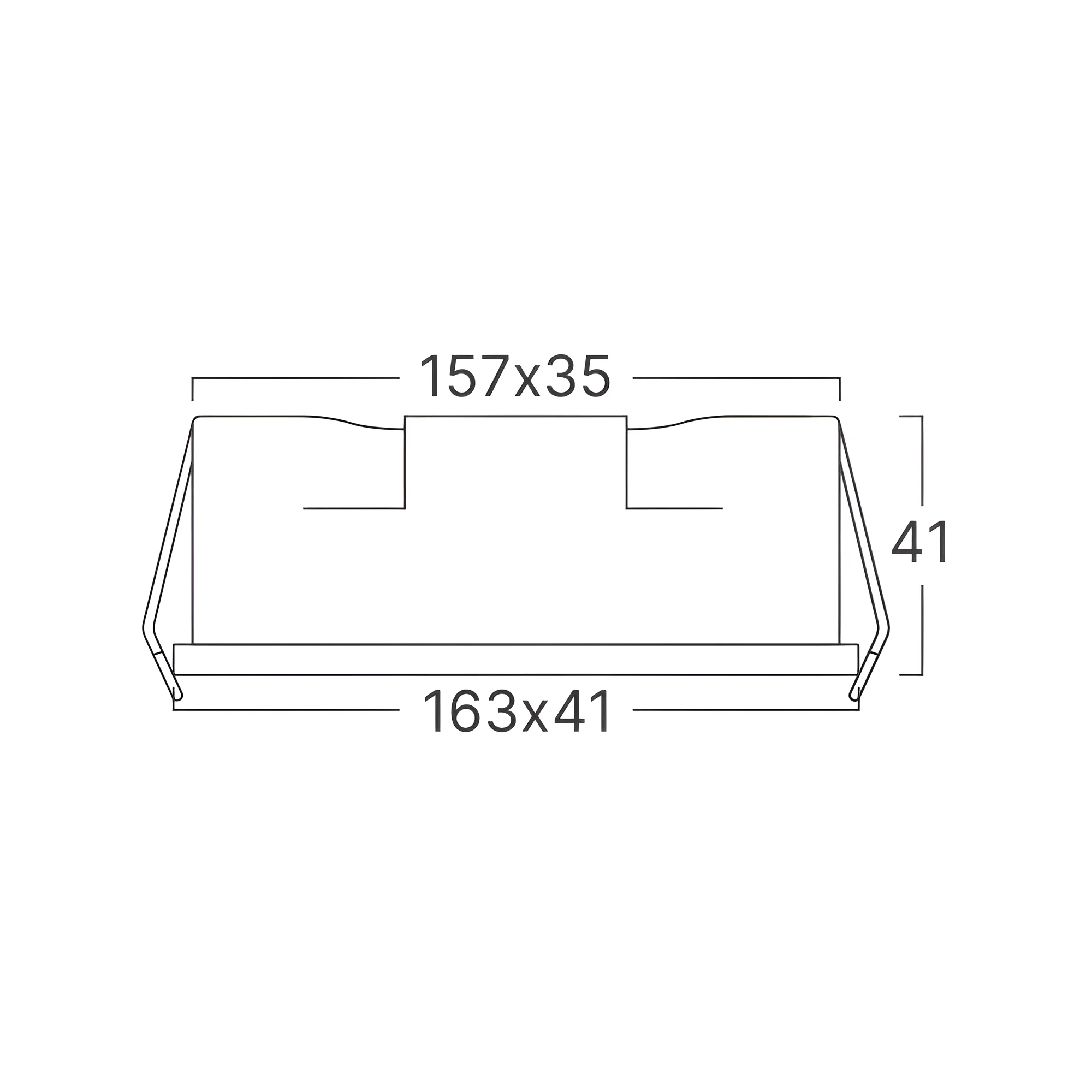LED LINEARNA SVETILJKA 9W BELI 4000K