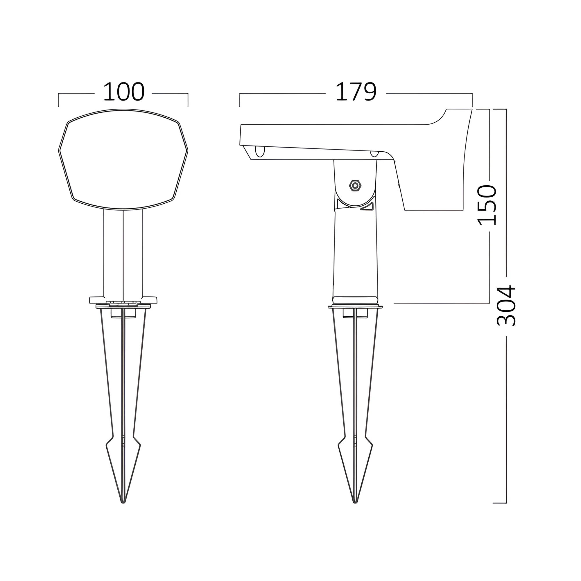 LED UBODNA SVETILJKA 12W SIVI 2-IN-1 IP65