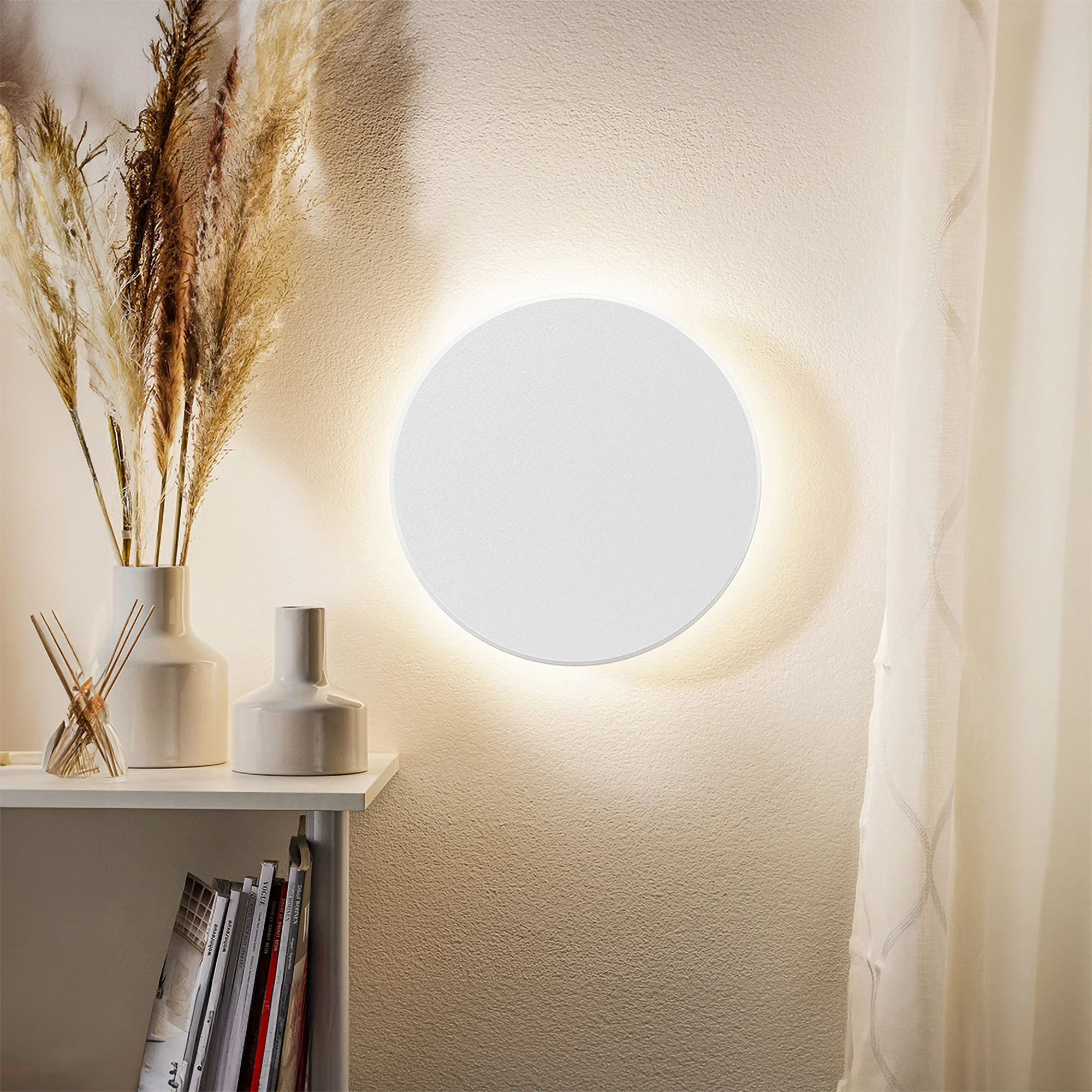 LED ZIDNA SVETILJKA OKRUGLA 8W BELI CCT IP65