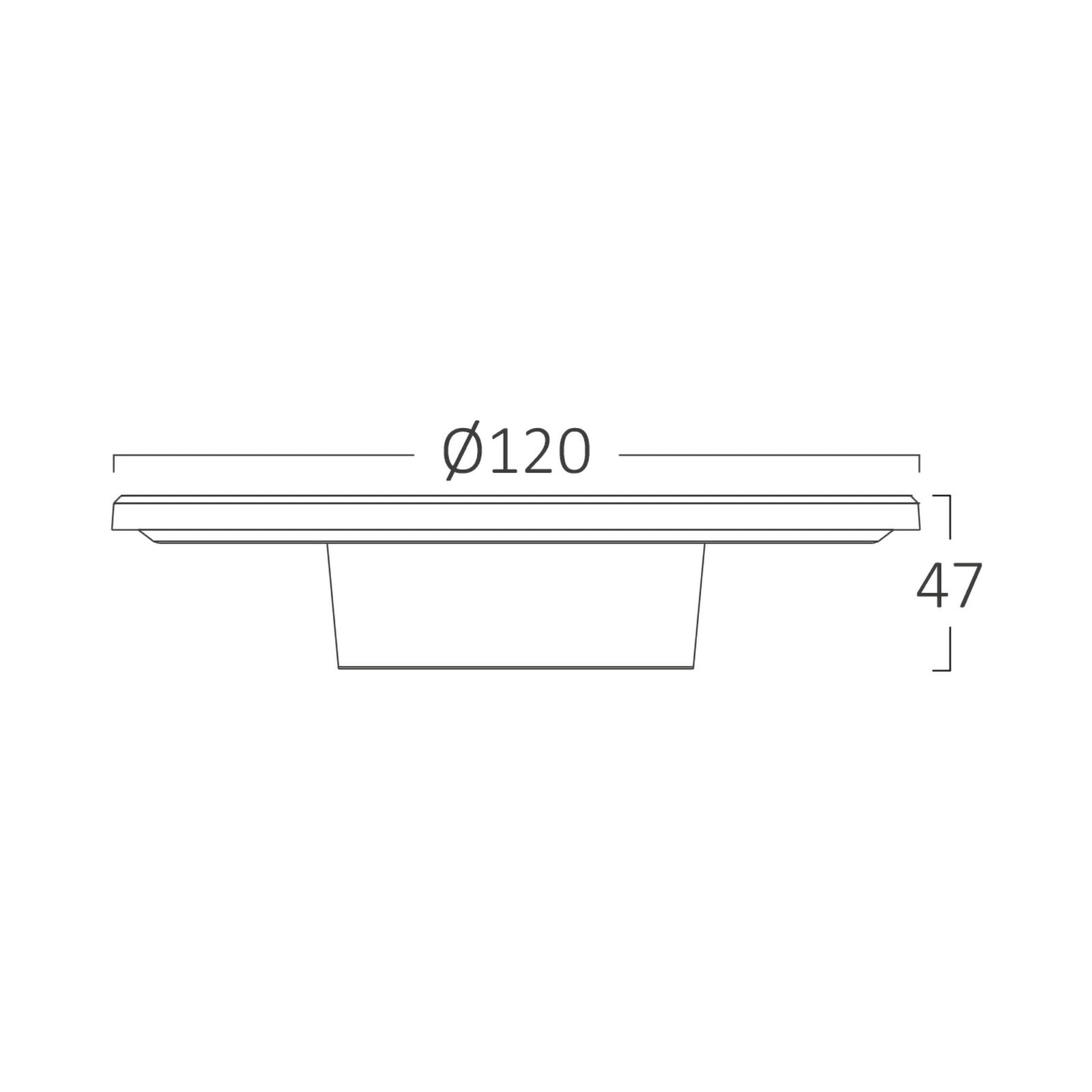 LED ZIDNA SVETILJKA OKRUGLA 8W BELI CCT IP65
