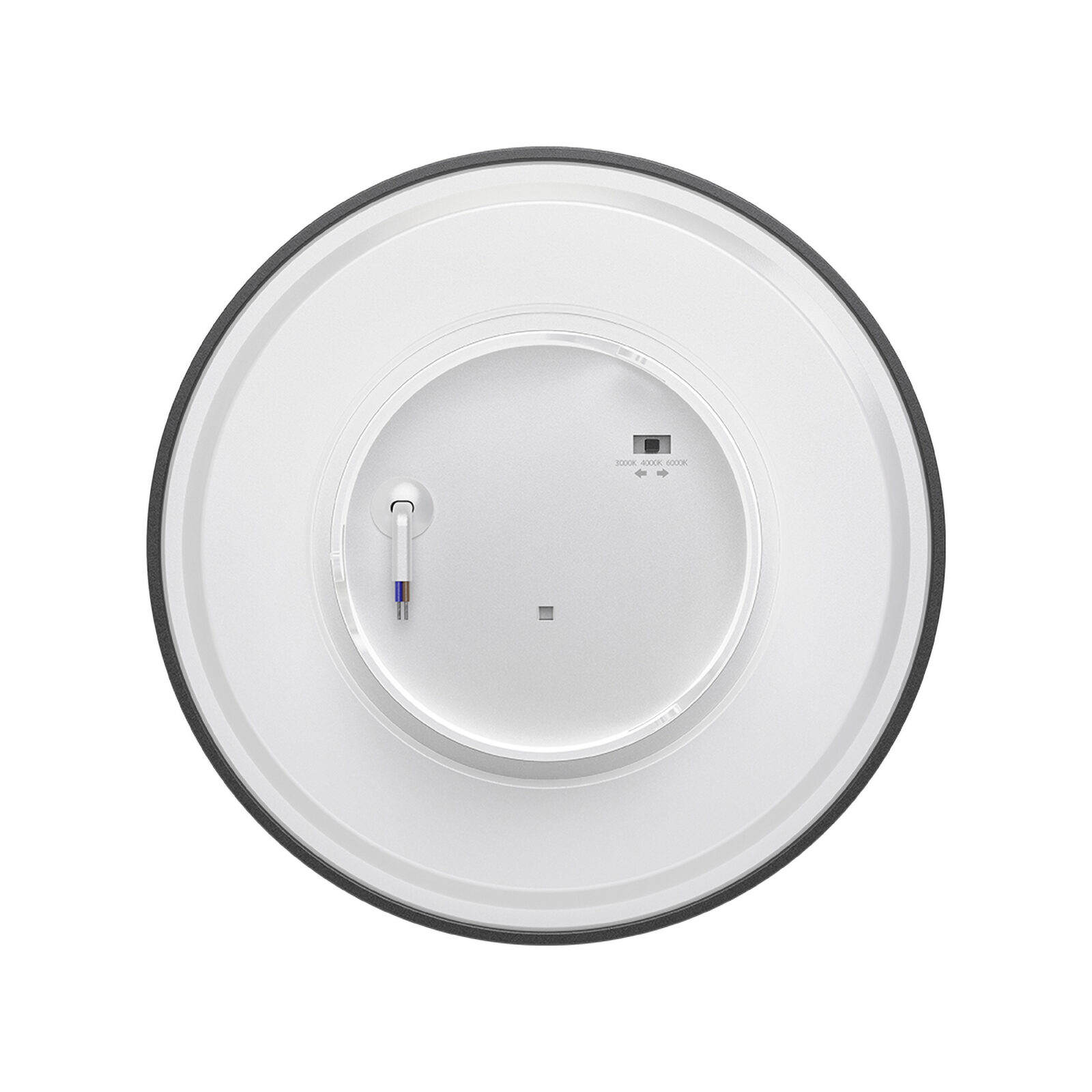 LED ZIDNA SVETILJKA OKRUGLA 10W CRNI CCT IP65
