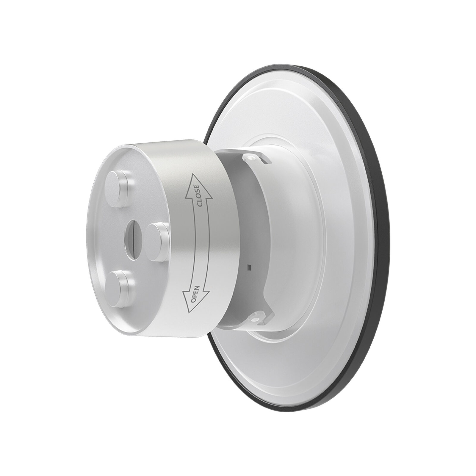 LED ZIDNA SVETILJKA OKRUGLA 10W CRNI CCT IP65