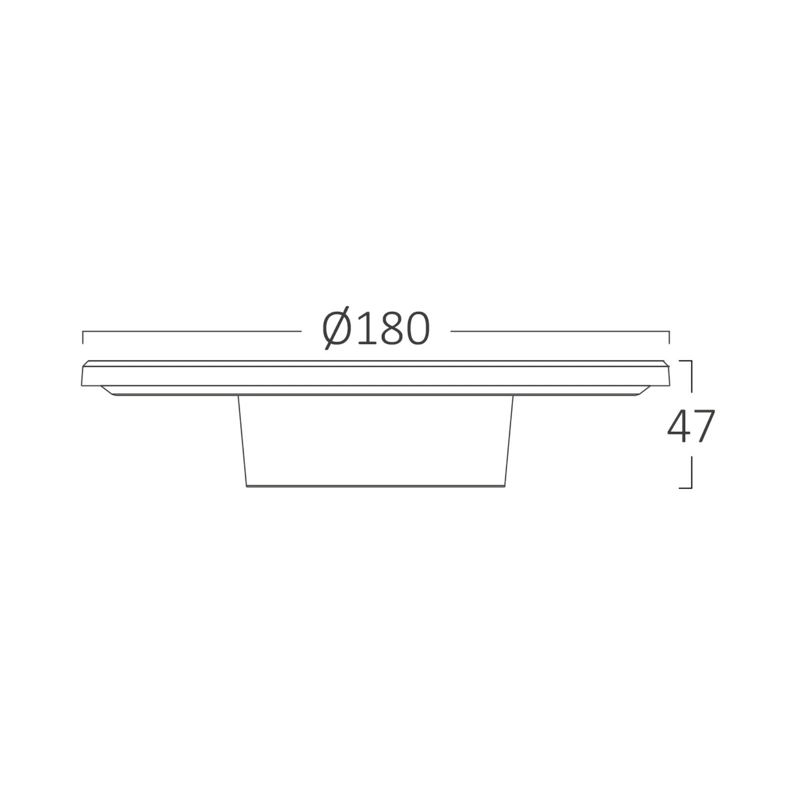 LED ZIDNA SVETILJKA OKRUGLA 10W CRNI CCT IP65