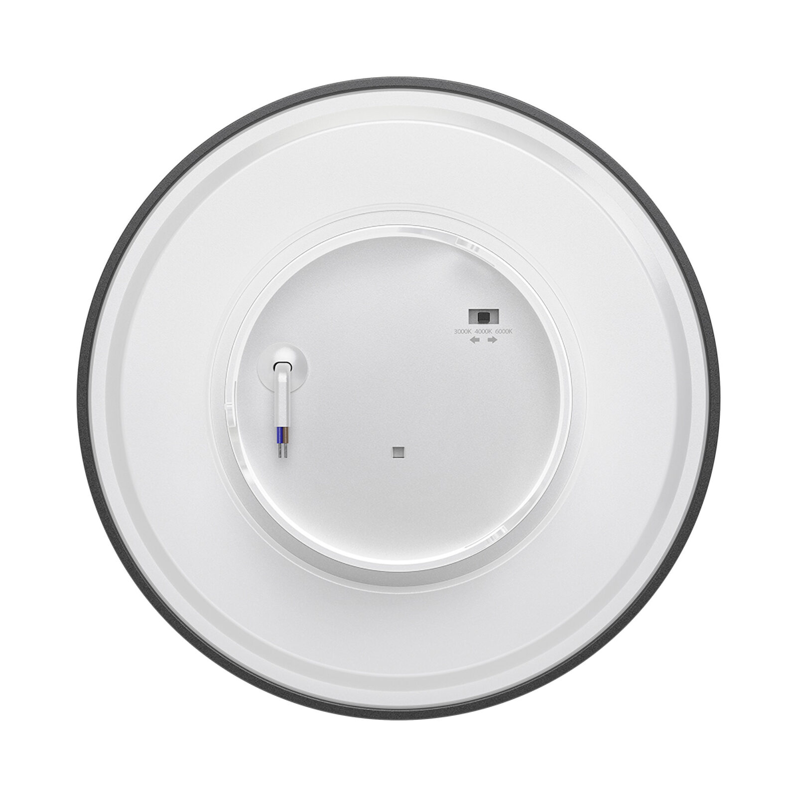LED ZIDNA SVETILJKA OKRUGLA 12W CRNI CCT IP65