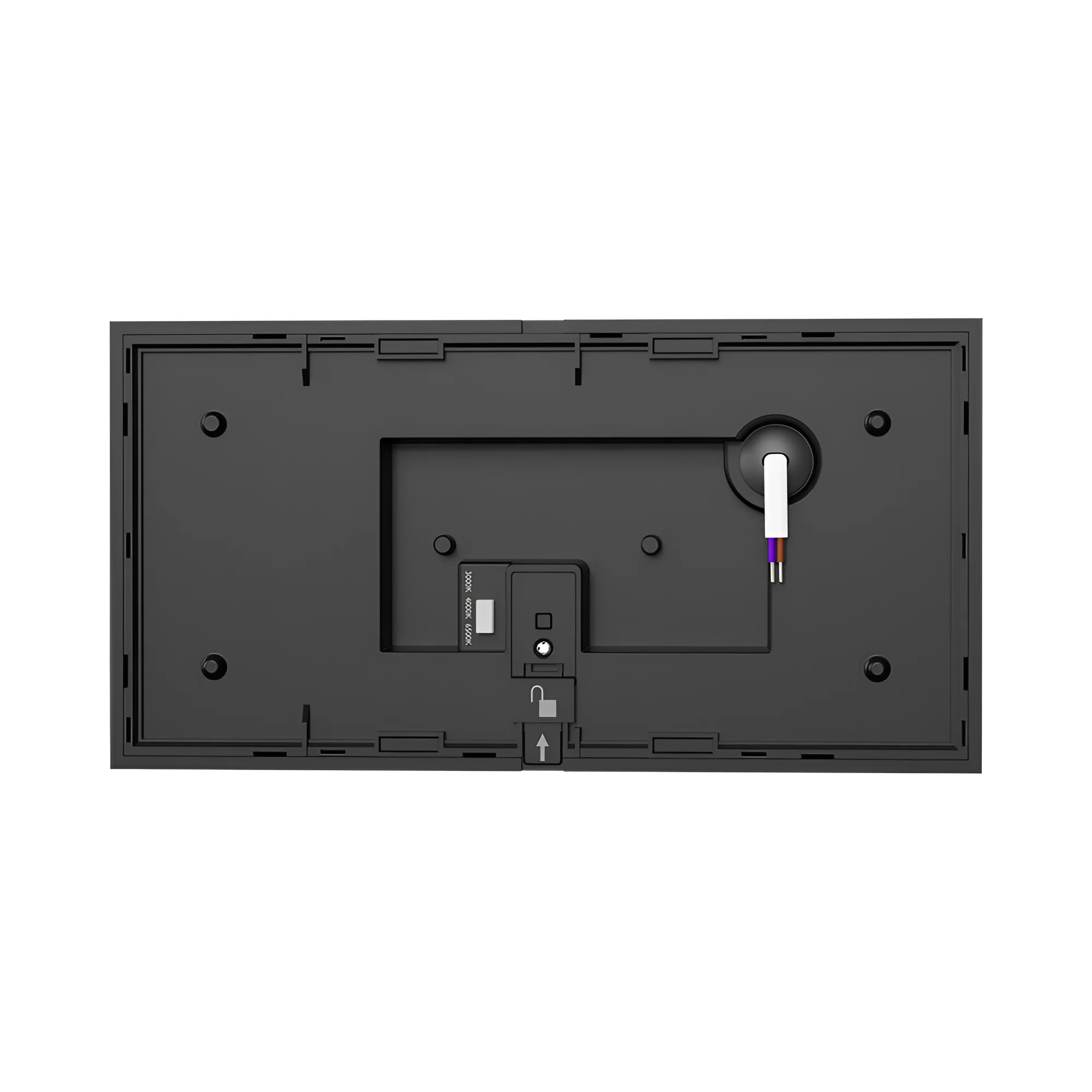 LED ZIDNA SVETILJKA PRAVOUGAONA 10W CRNI CCT IP44