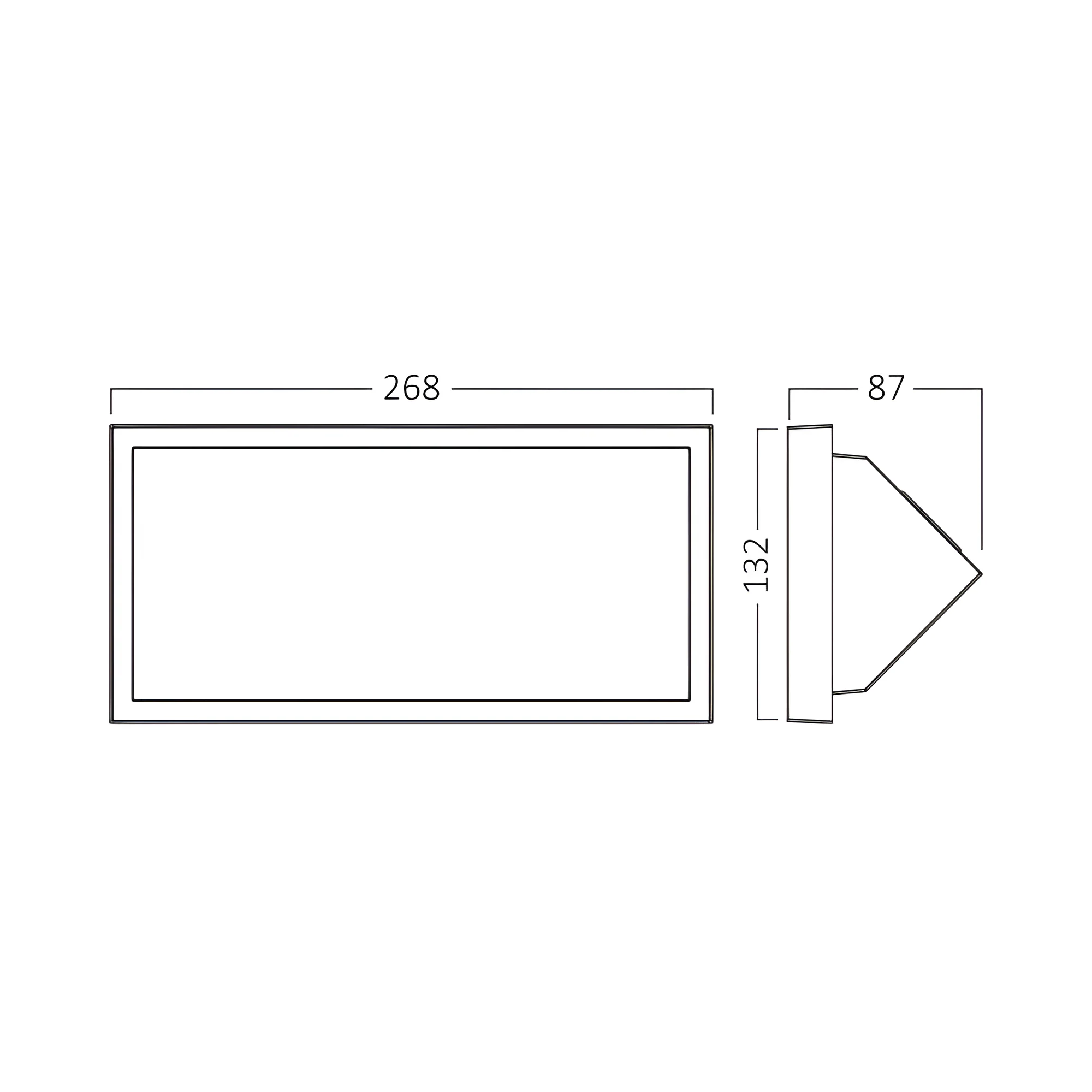 LED ZIDNA SVETILJKA OKRUGLA 20W SIVI CCT IP65