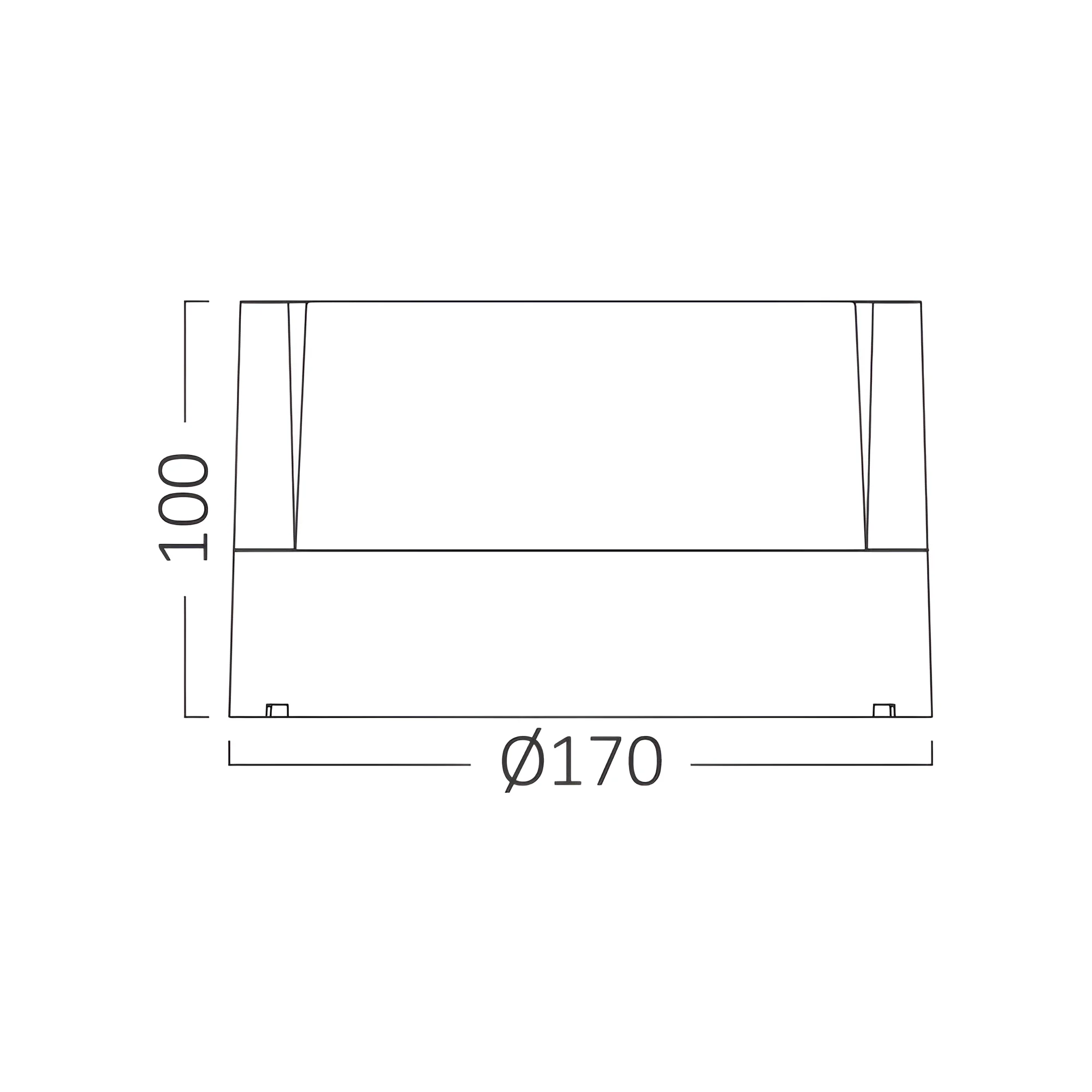 LED ZIDNA SVETILJKA OKRUGLA 15W SIVI CCT IP65