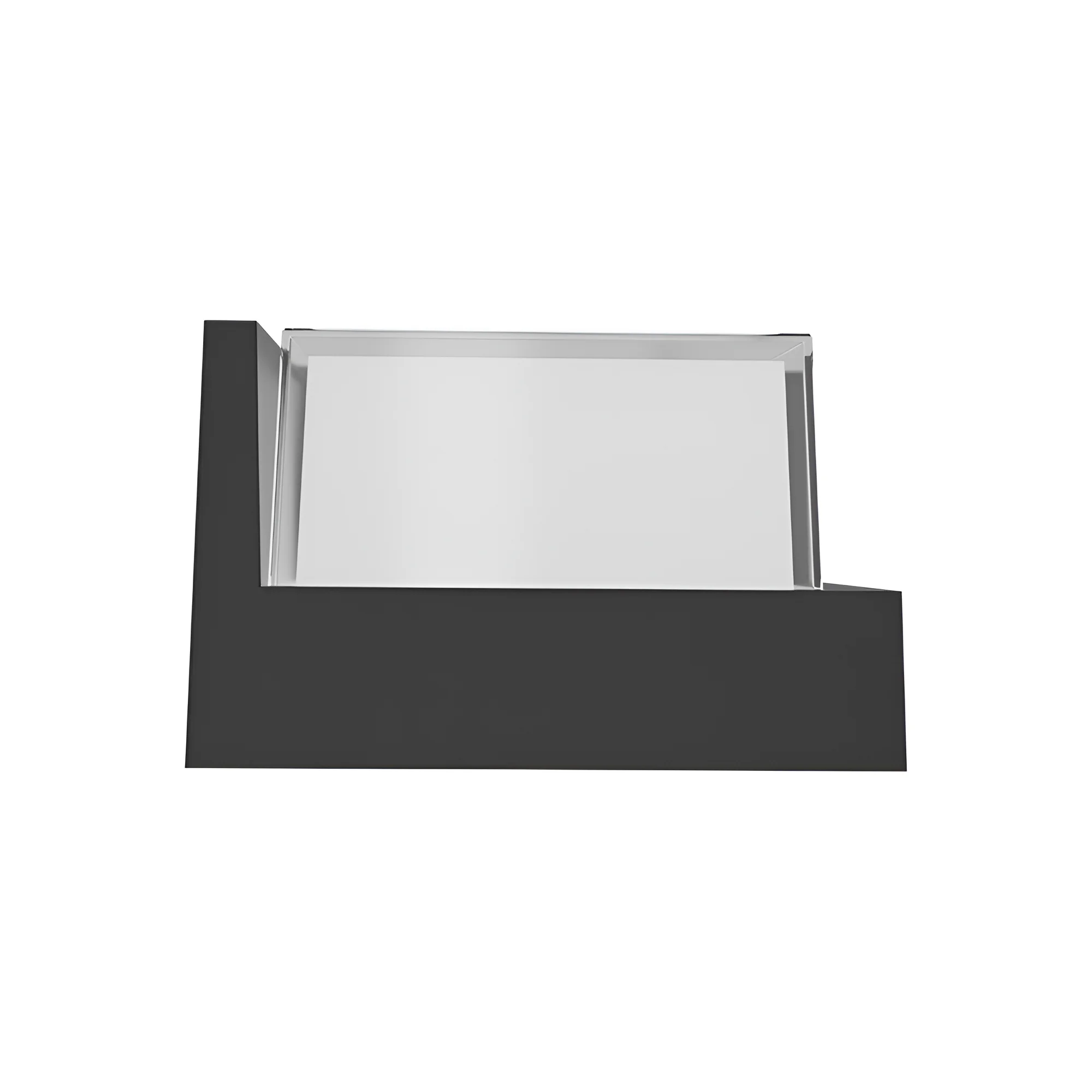 LED ZIDNA SVETILJKA KVADRATNA 15W CRNI 3000K IP65