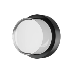 LED ZIDNA SVETILJKA OKRUGLA 15W CRNA 3000K IP65