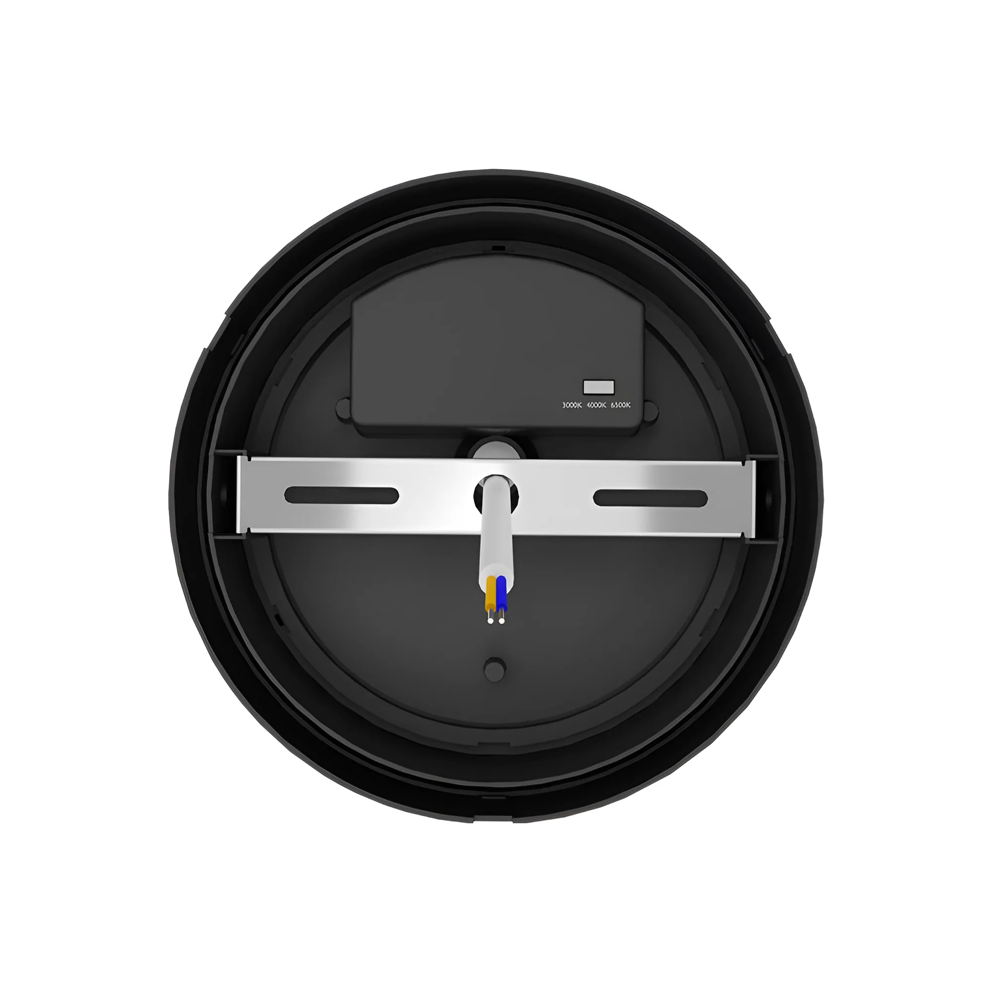 LED ZIDNA SVETILJKA OKRUGLA 15W CRNI CCT IP65