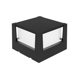 LED ZIDNA SVETILJKA OKRUGLA 15W CRNA 3CCT IP65