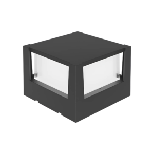 LED ZIDNA SVETILJKA KVADRATNA 15W SIVA 3CCT IP65