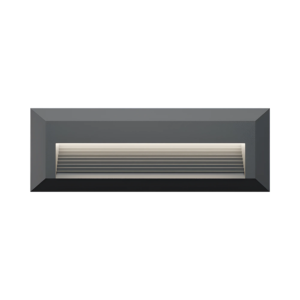 LED ZIDNA SVETILJKA PRAVOUGAONA 3W SIVA 3CCT IP65