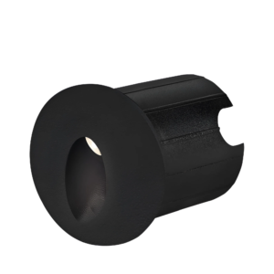 LED ZIDNA SVETILJKA OKRUGLA 2W CRNA 3000K IP65
