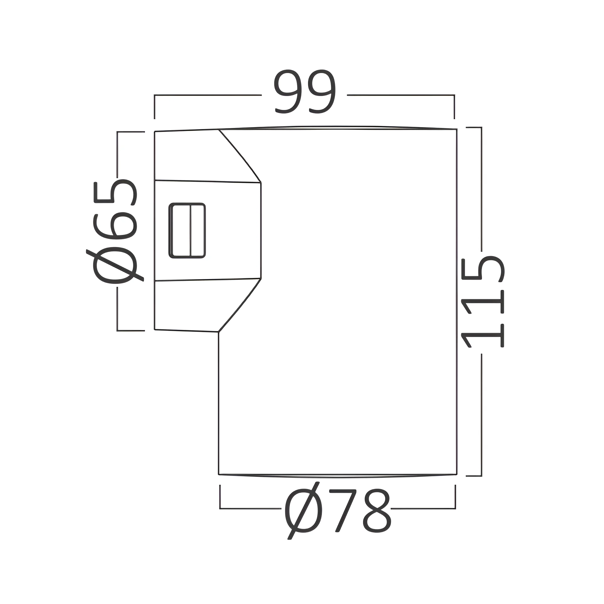 LED ZIDNA SVETILJKA 1X9W SIVI CCT IP65