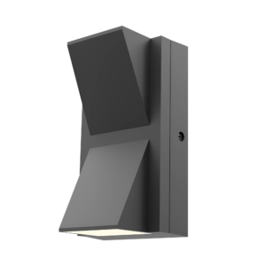 LED ZIDNA SVETILJKA DVOSTRUKA 2X6W SIVA 3CCT IP65
