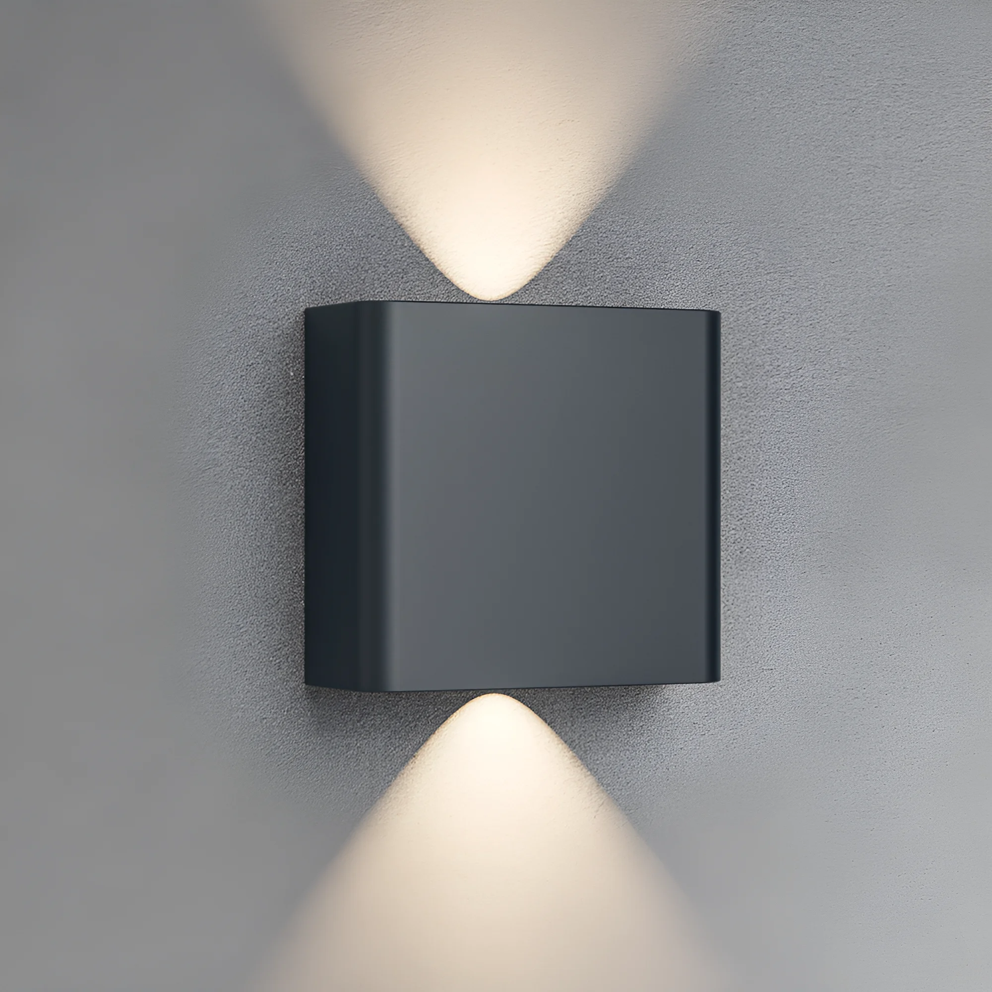 LED ZIDNA SVETILJKA 2X1W SIVI CCT IP65