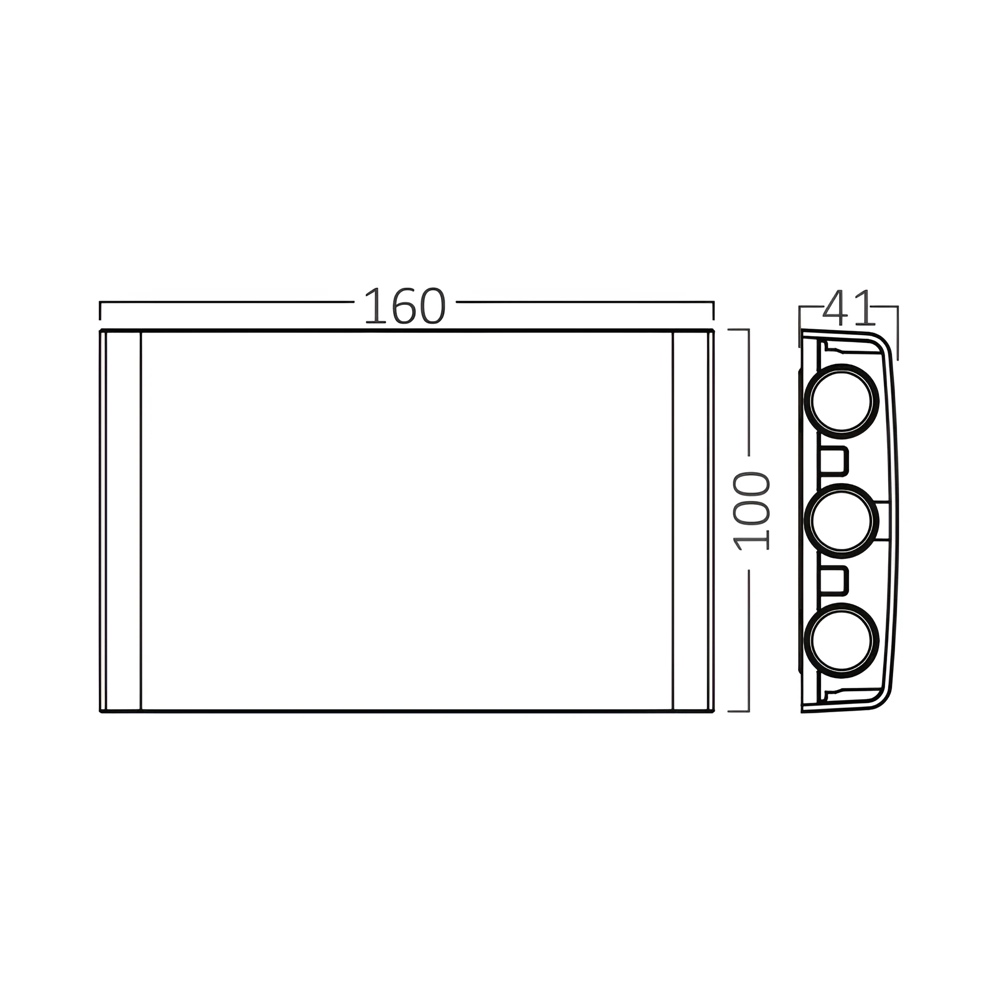 LED ZIDNA SVETILJKA 6X1W BELI CCT IP65