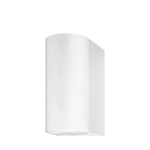 LED ZIDNA SVETILJKA DVOSTRUKA 2X5W BELA 3000K IP44