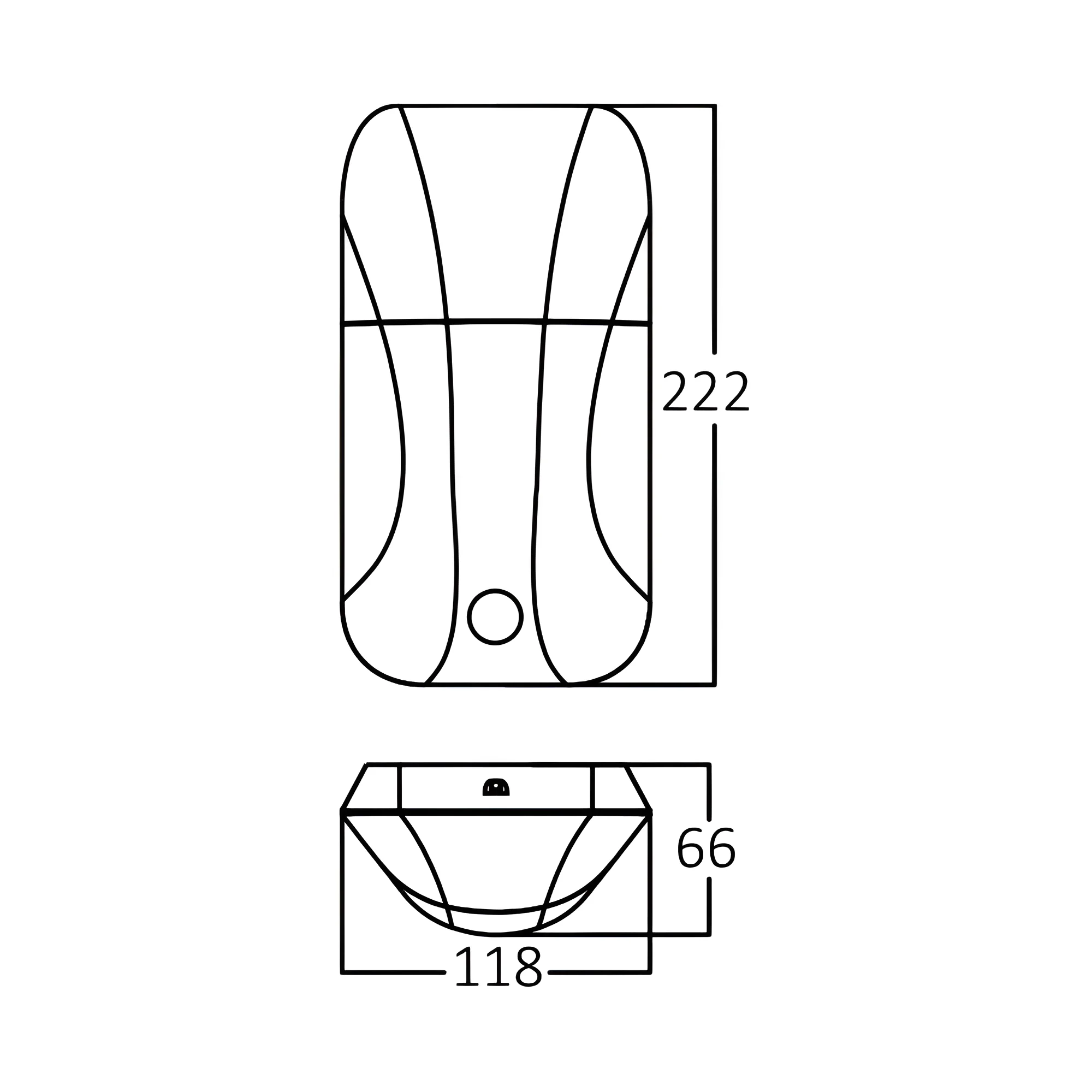 LED ZIDNA SVETILJKA 12W 3000K SA SENZOROM IP54