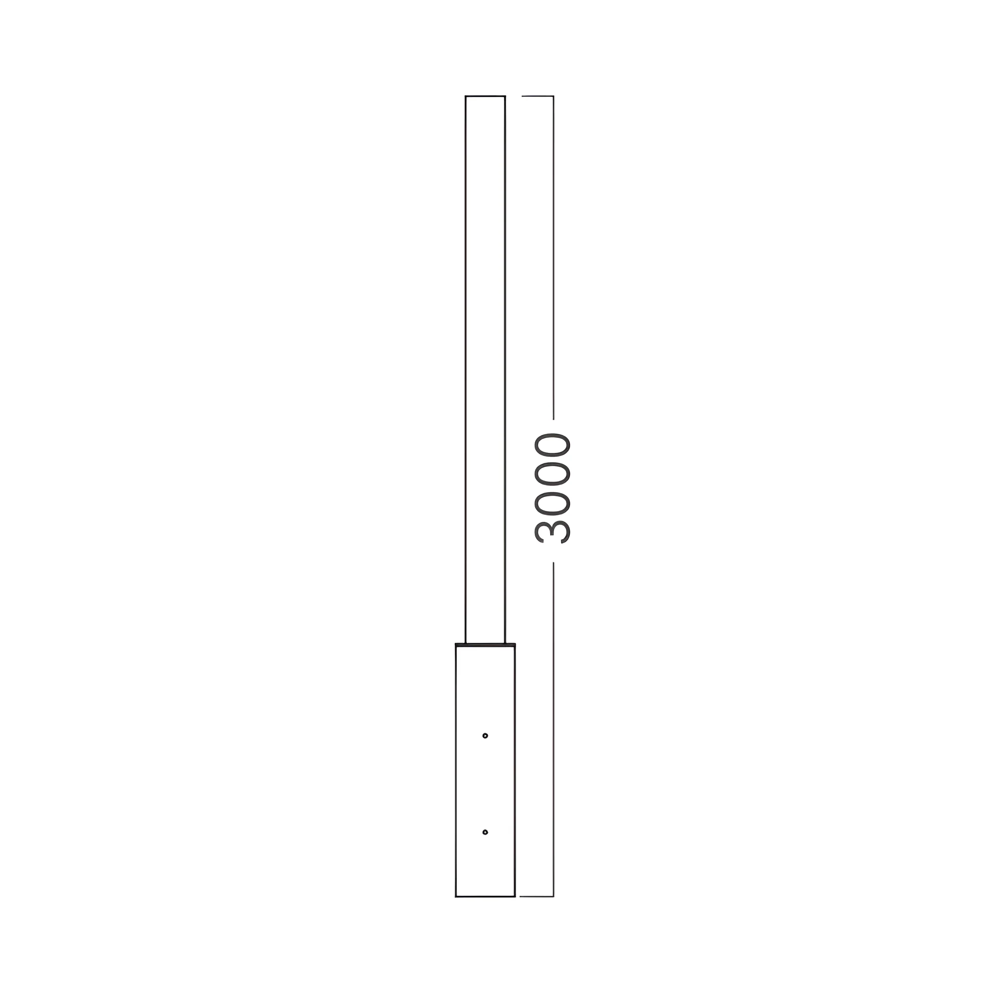 BASTENSKI STUB CRNI 3m