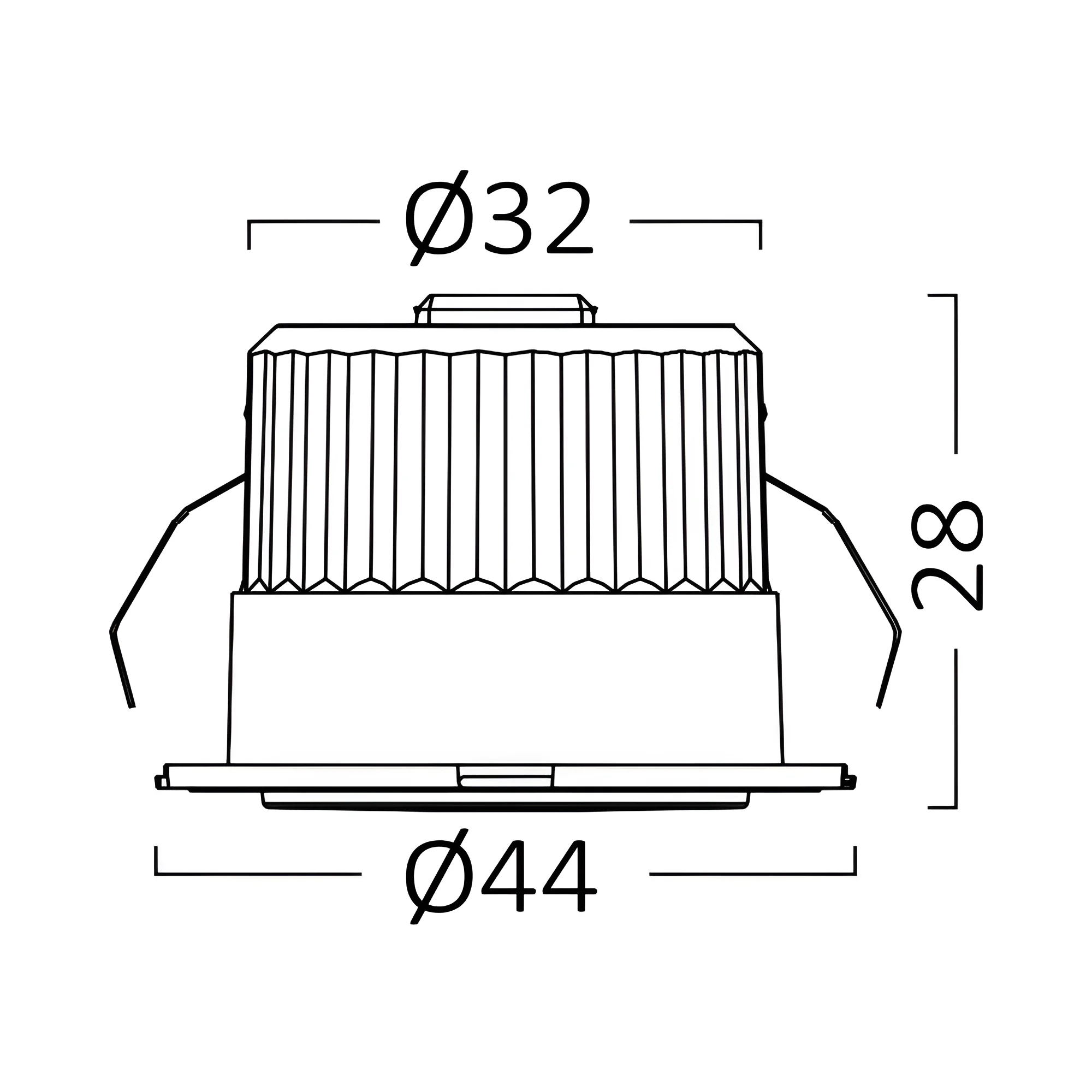 LED MINI SPOT 3W TRICOLOR 6500K 38° IP54