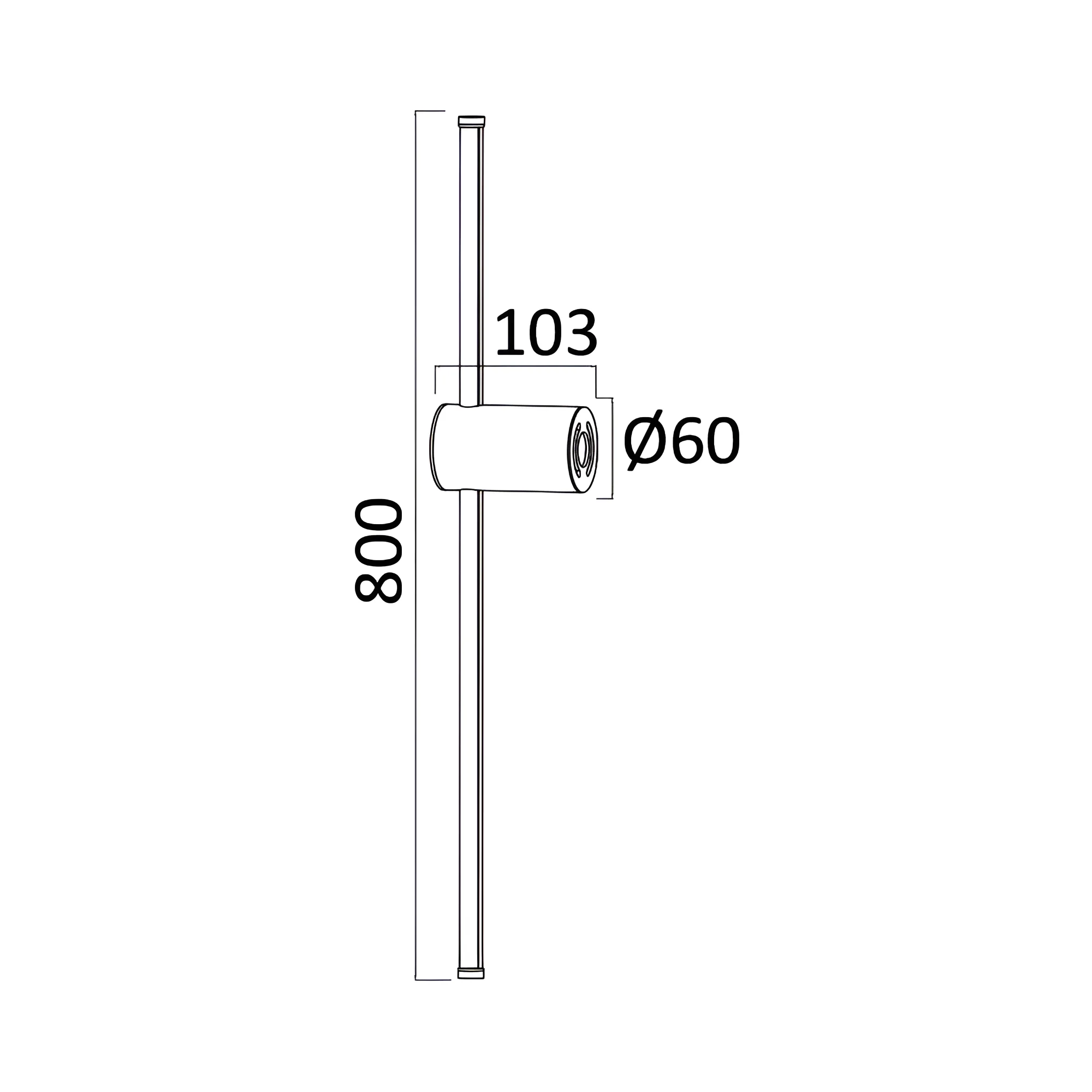LED ZIDNA LAMPA 16W ZLATNA 3000K