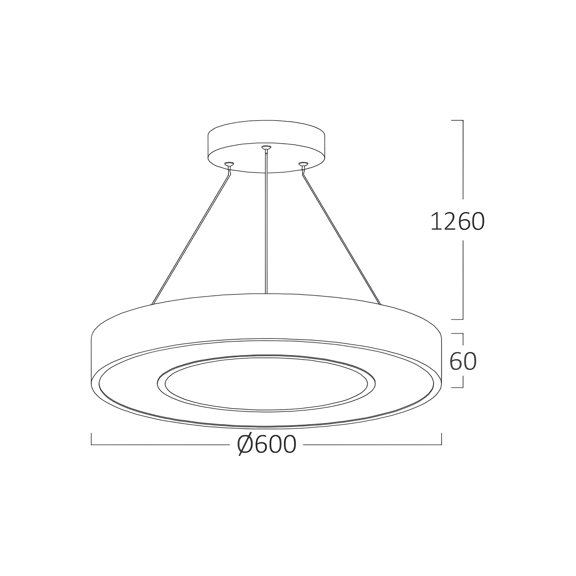 LED VISILICA OKRUGLA 45W CCT