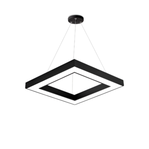 LED VISILICA KVADRATNA 36W CRNA 3CCT