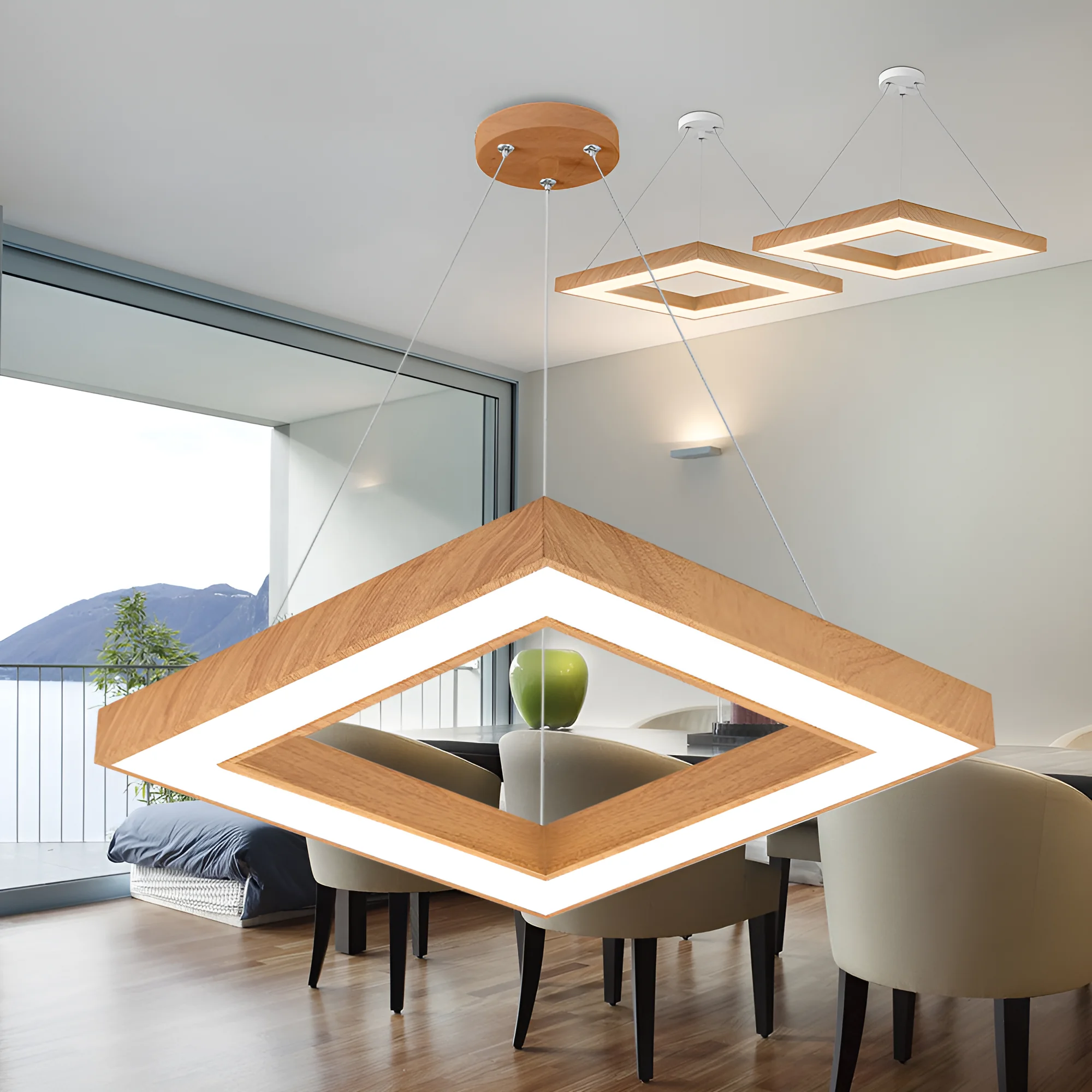 LED VISILICA KVADRATNA 36W CCT
