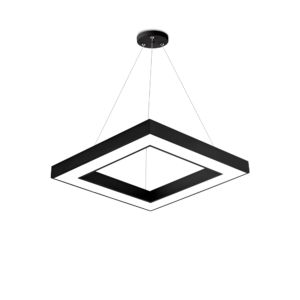 LED VISILICA KVADRATNA 45W CRNA 3CCT