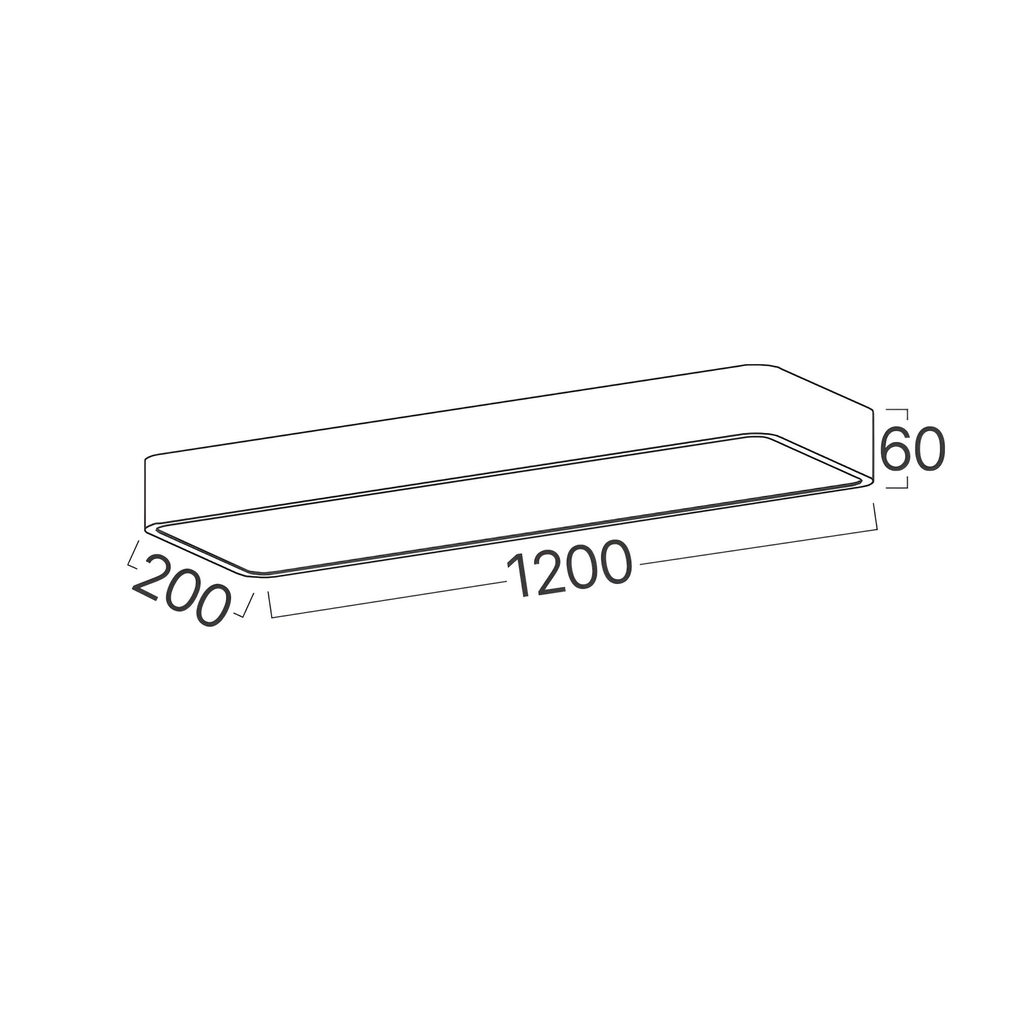 LED PLAFONJERA 45W CRNI CCT