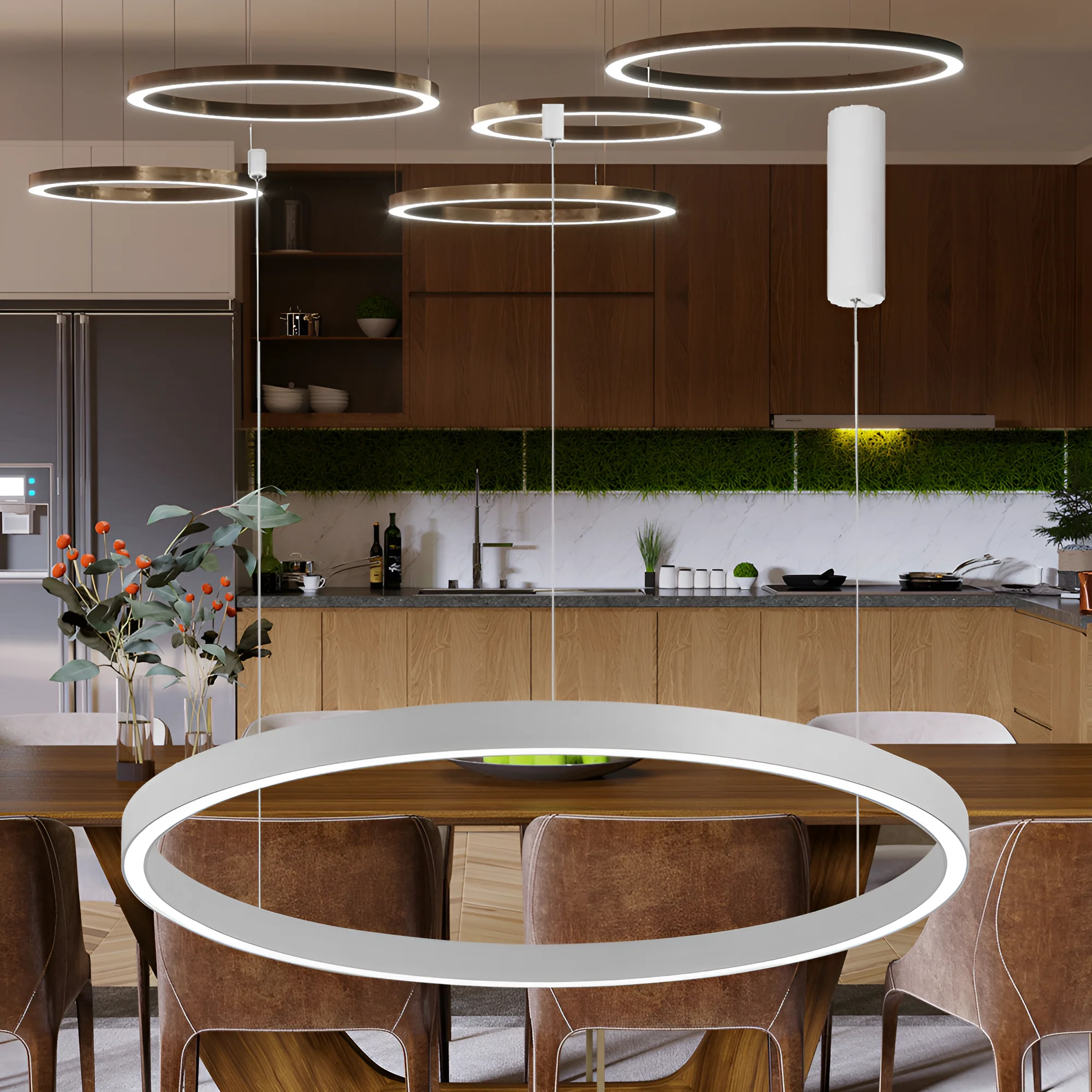 LED VISILICA OKRUGLA 35W BELI CCT