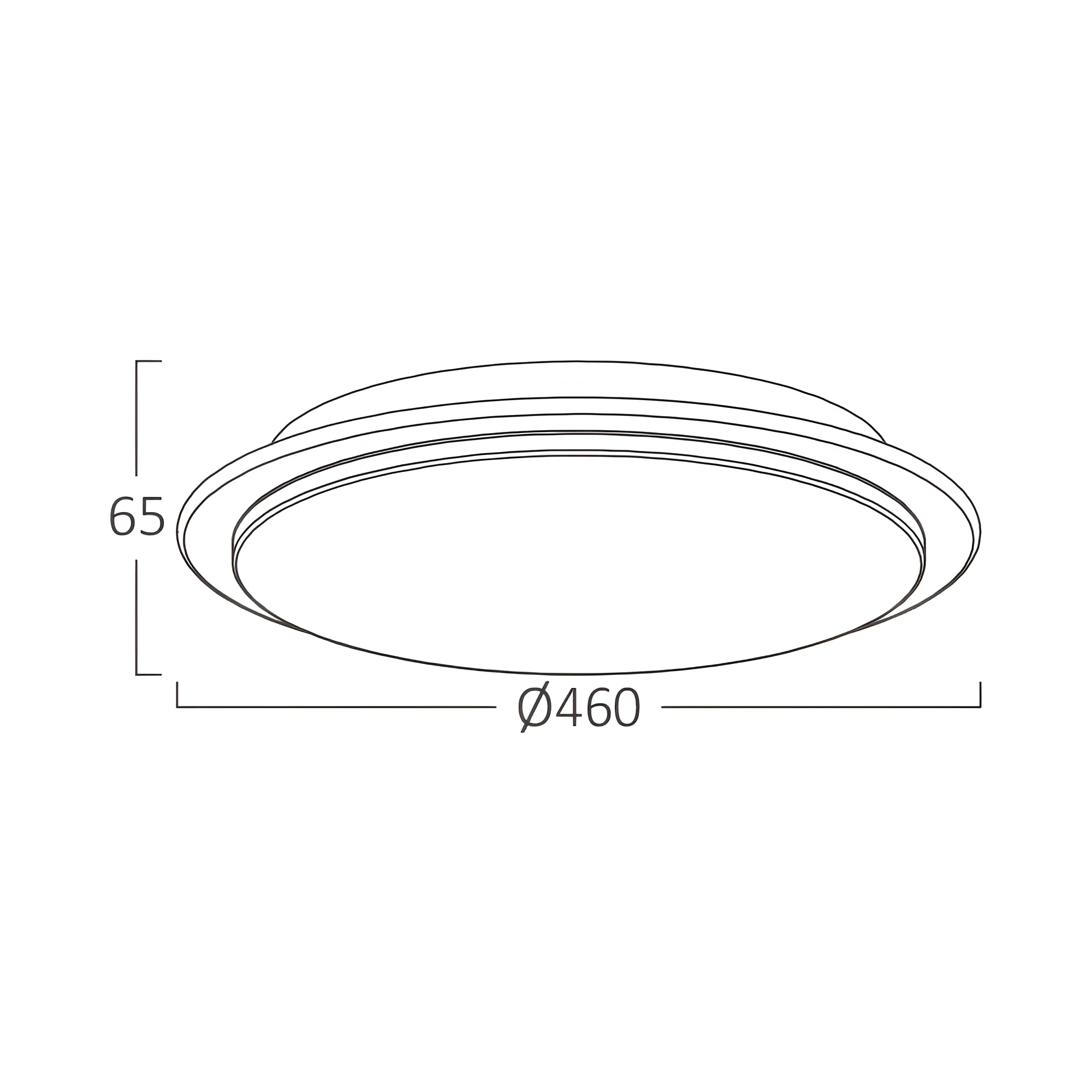 LED PLAFONJERA OKRUGLA 34W CCT