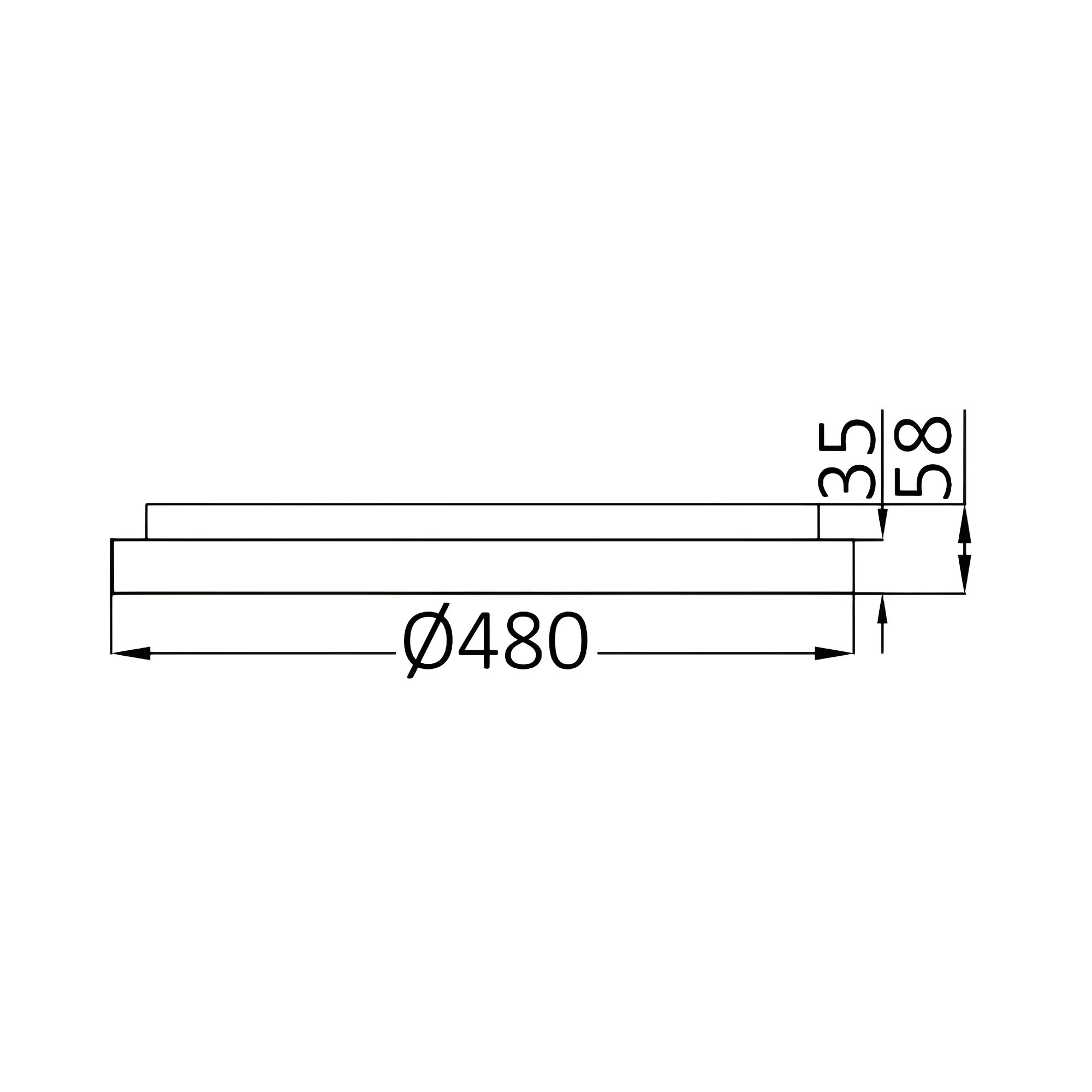 LED PLAFONJERA OKRUGLA 36W BELI CCT IP20